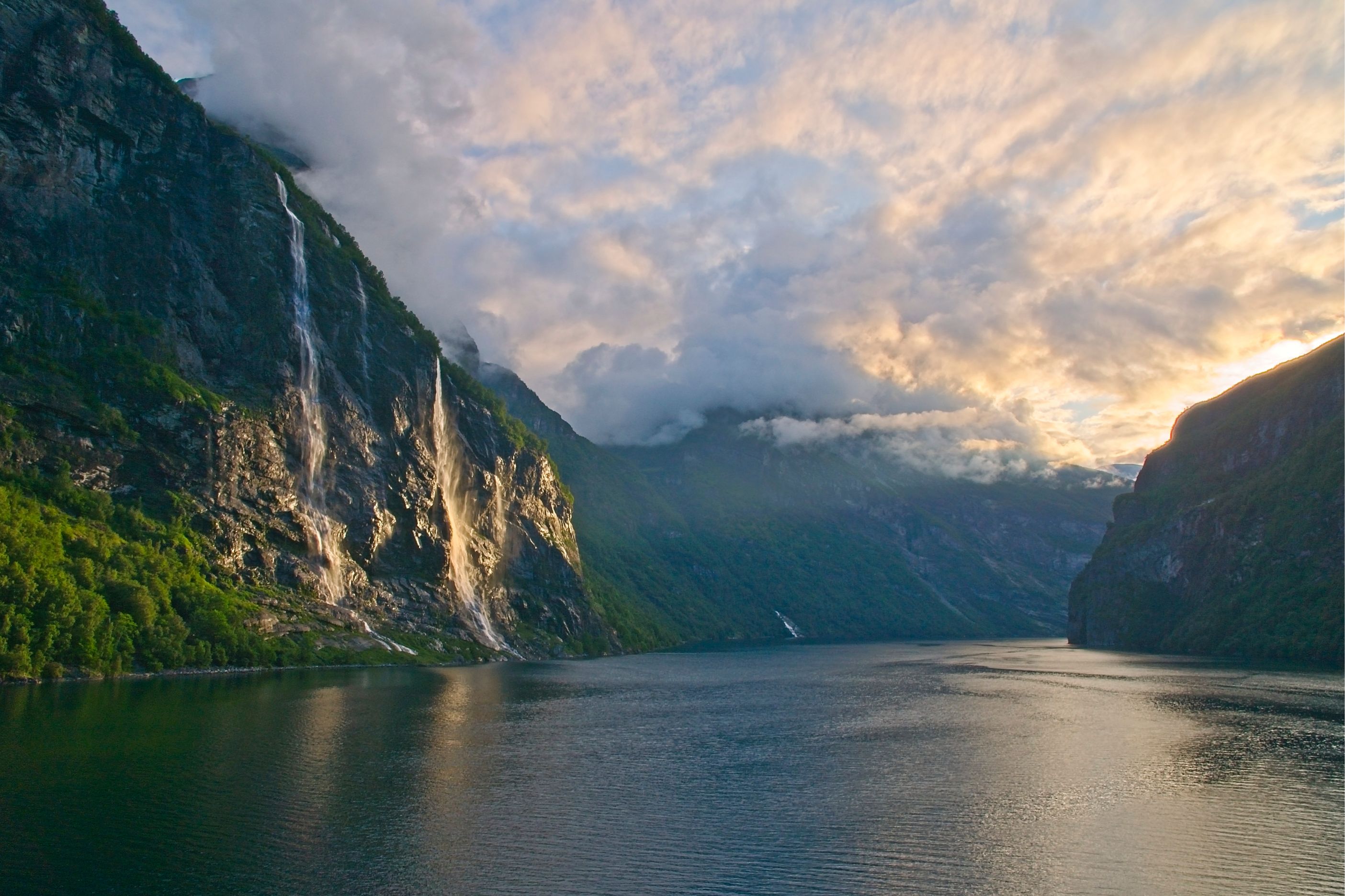 The UNESCO-protected Geirangerfjord in Norway
