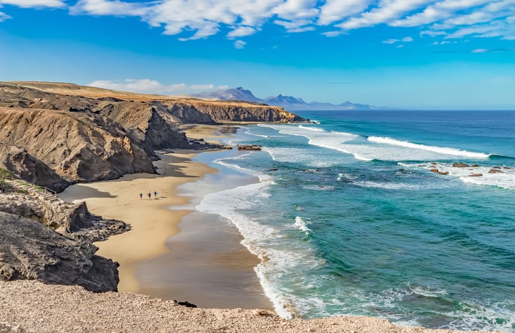 The beautiful beaches of Fuerteventura in the Canary Islands. Photo: Getty Images