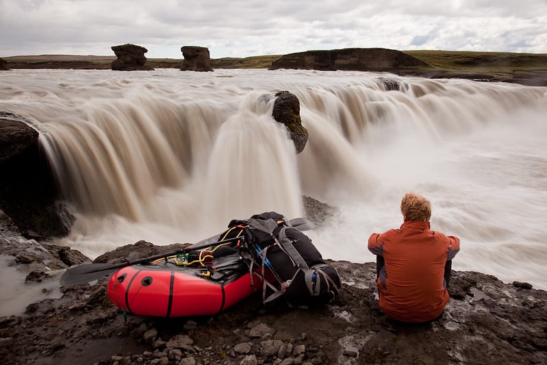 Packrafting the River Þjórsá in Iceland| Photo: Al Humphreys