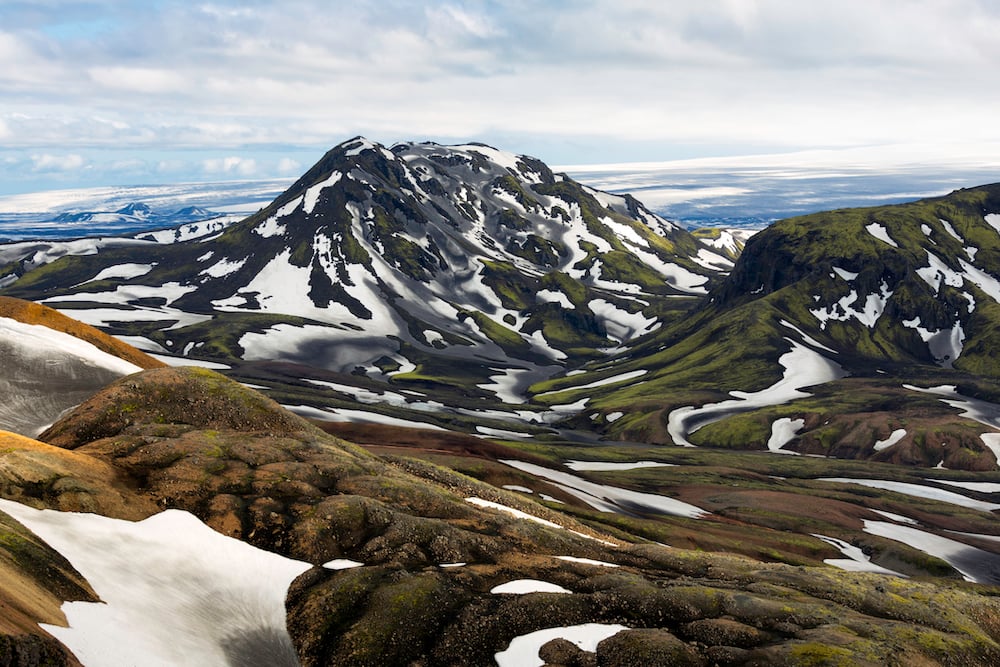 The Landmannalaugar region of Iceland