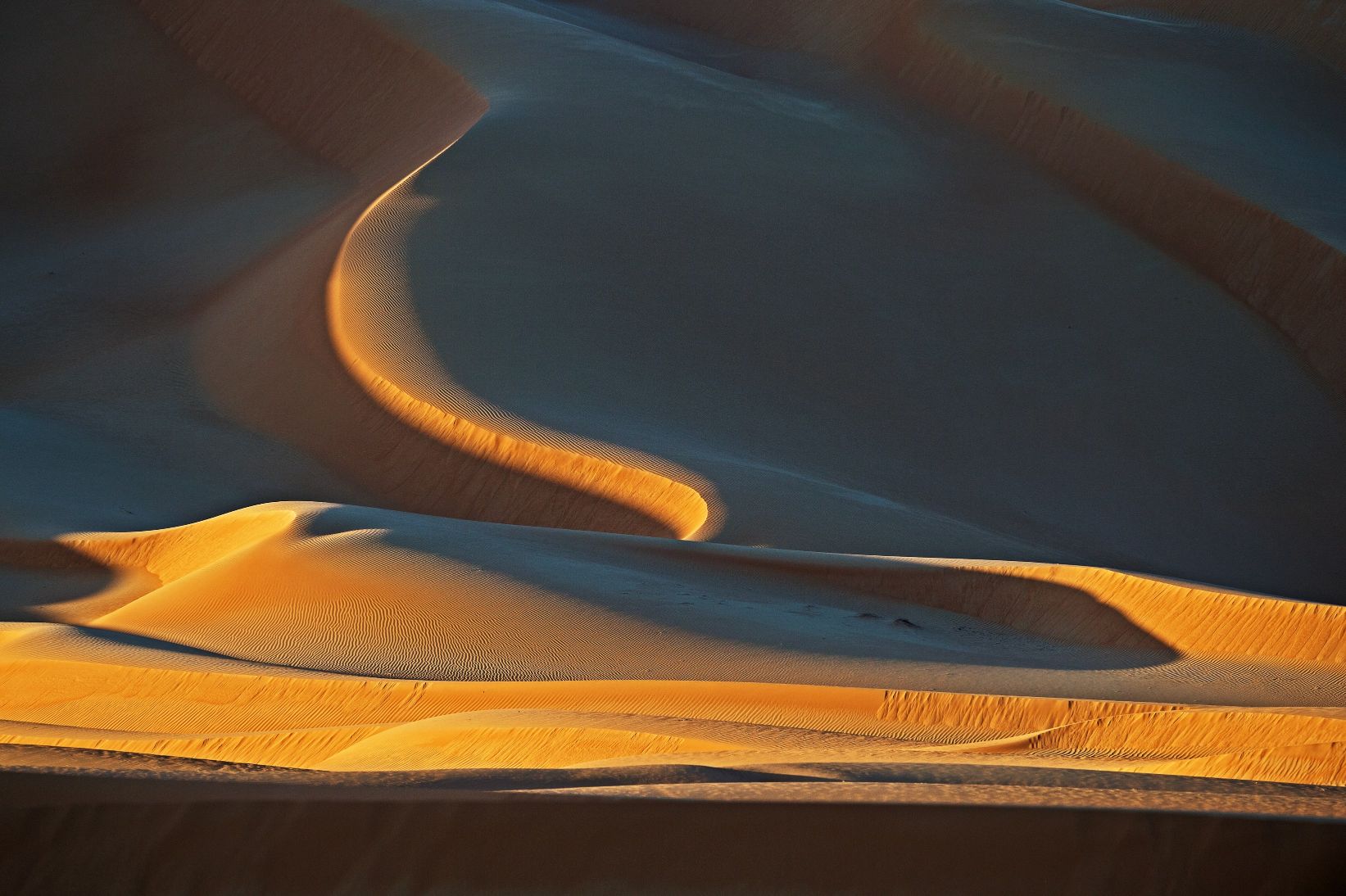 Sand dunes in Oman