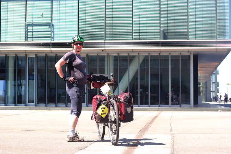 Culture cycling is normal in Denmark, whether you’re 6 months pregnant or not!