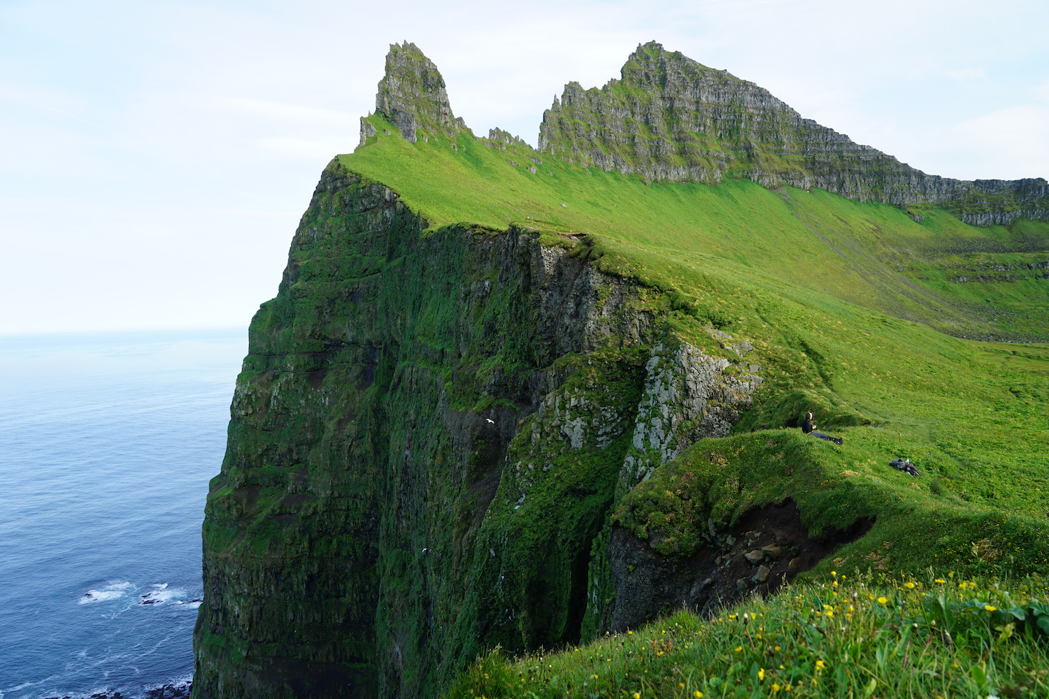 The impressive cliffs of the westfjords