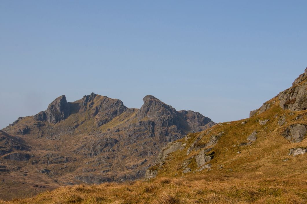 A view of The Cobbler, one of Scotland's most distinctive summits.