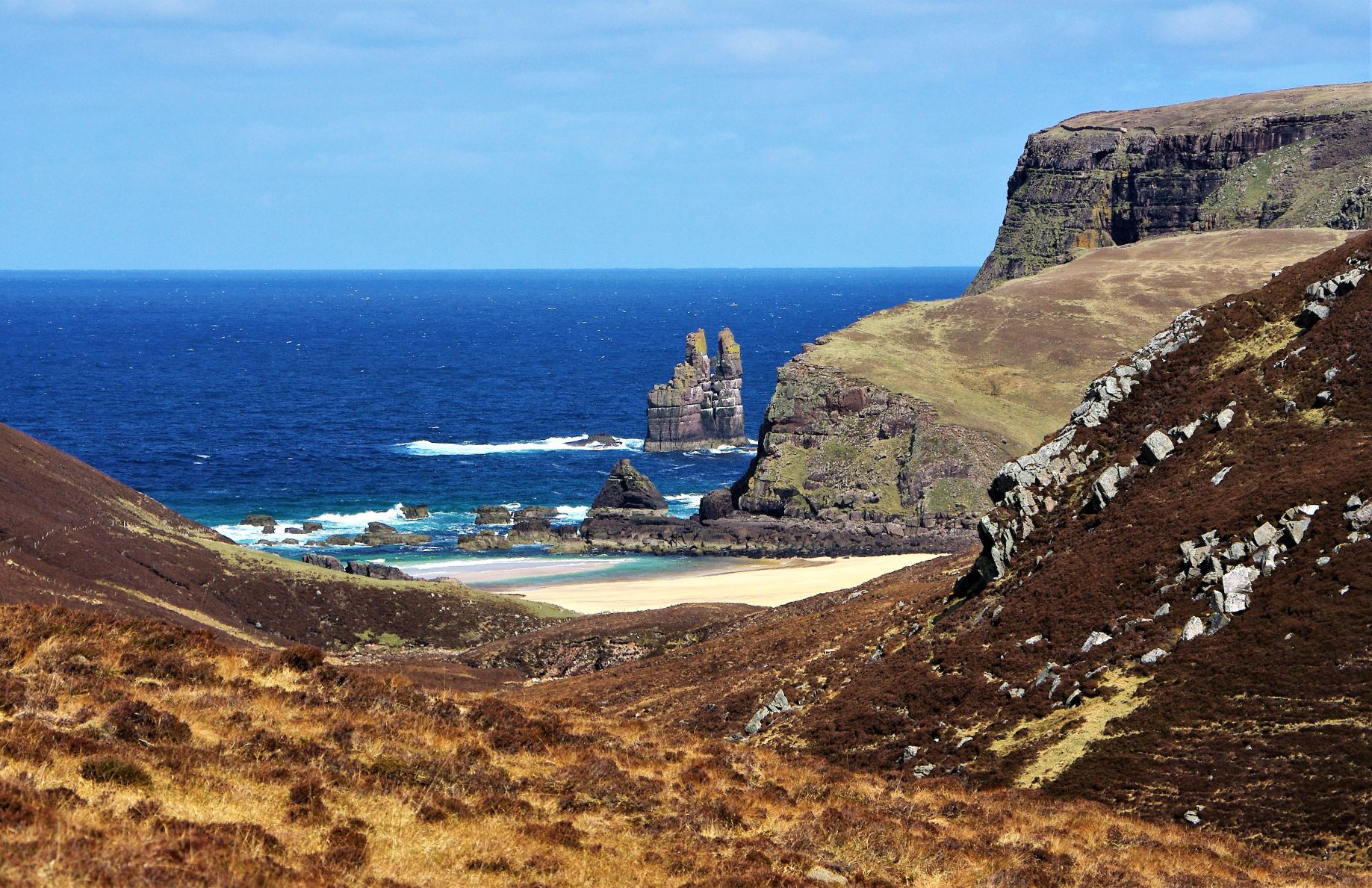 Cape Wrath, the remote northwest tip of the British Mainland.