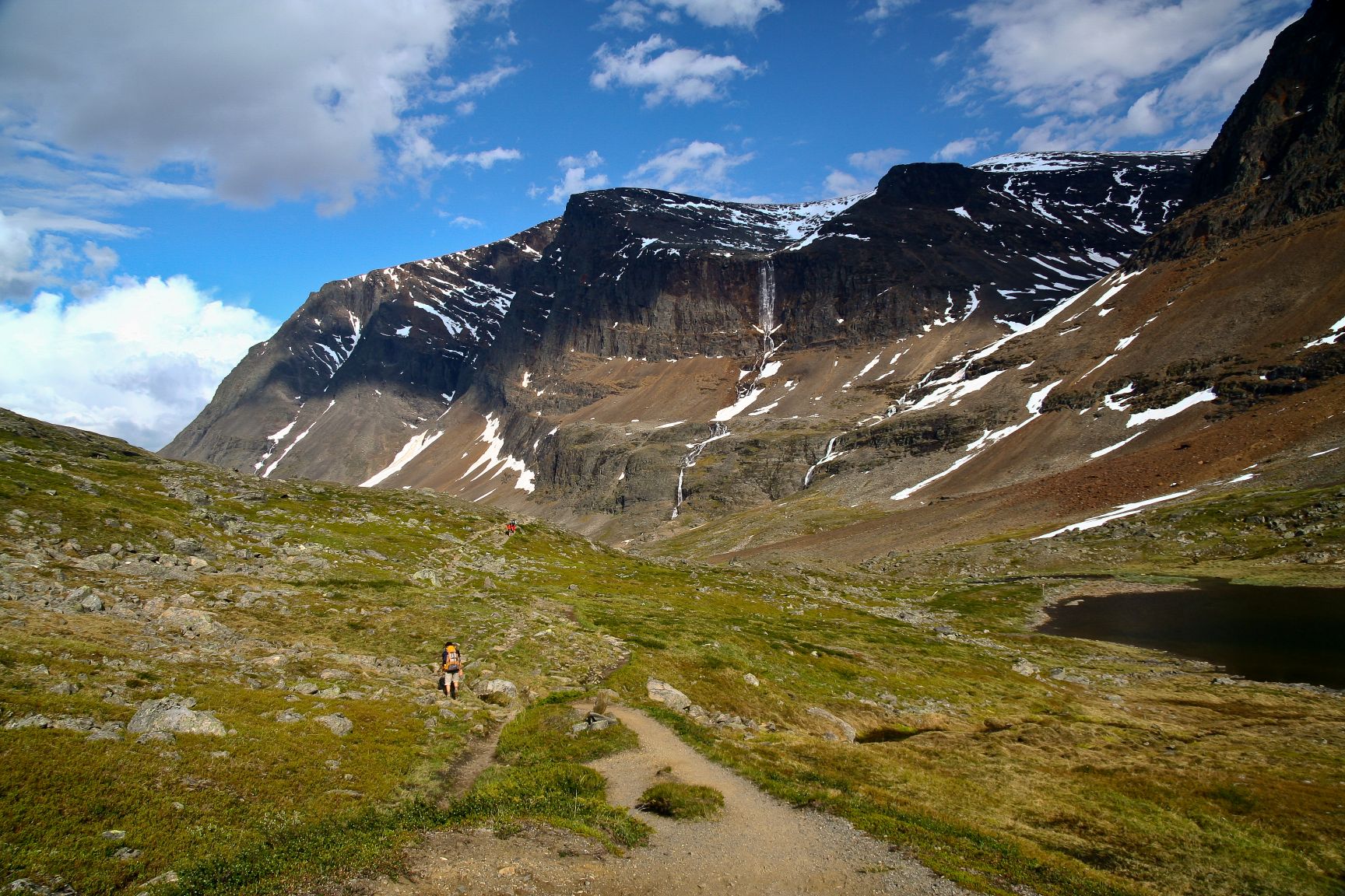 Kebnekaise, the tallest mountain in Sweden.