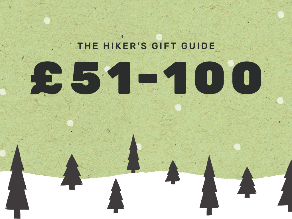 Illustration reading 'The Hiker's Gift Guide, £51-100'