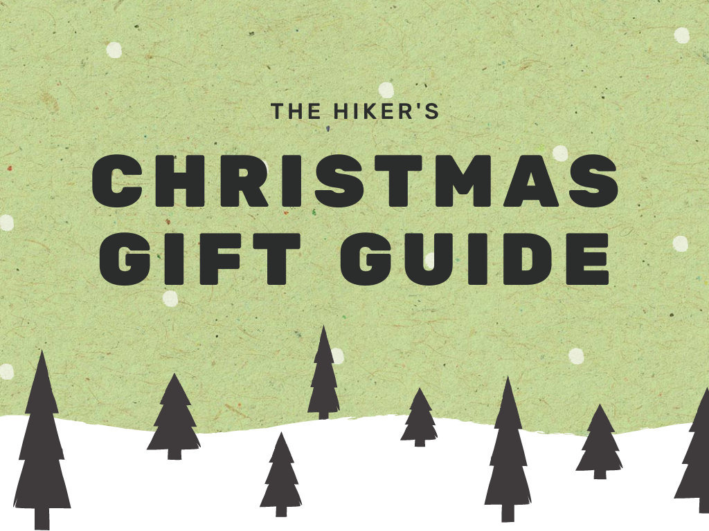 Illustration which reads "the Hiker's Christmas Gift Guide"