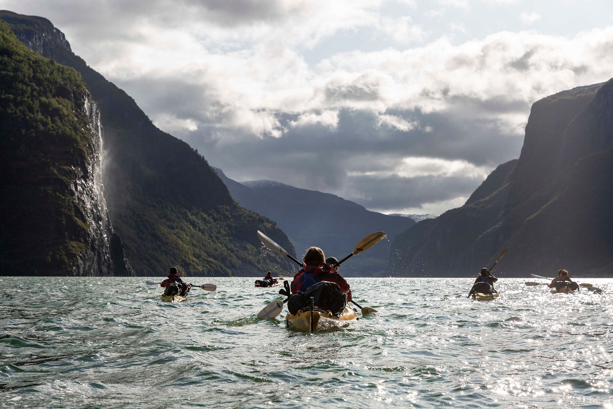 Kayaking the Naeroyfjord in Norway on a Much Better Adventure.