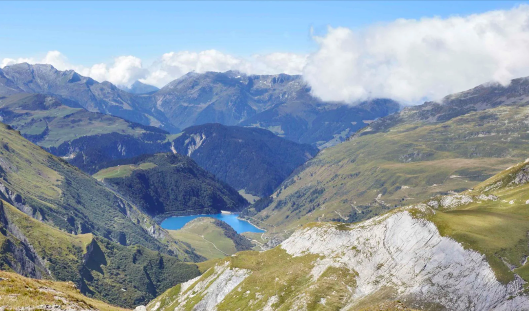 The Col du Bonhomme on the Tour du Mont Blanc trekking route