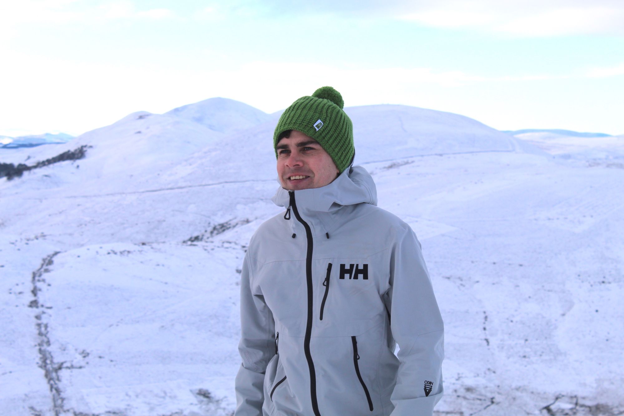 Hiking in the Pentland Hills, near Edinburgh.