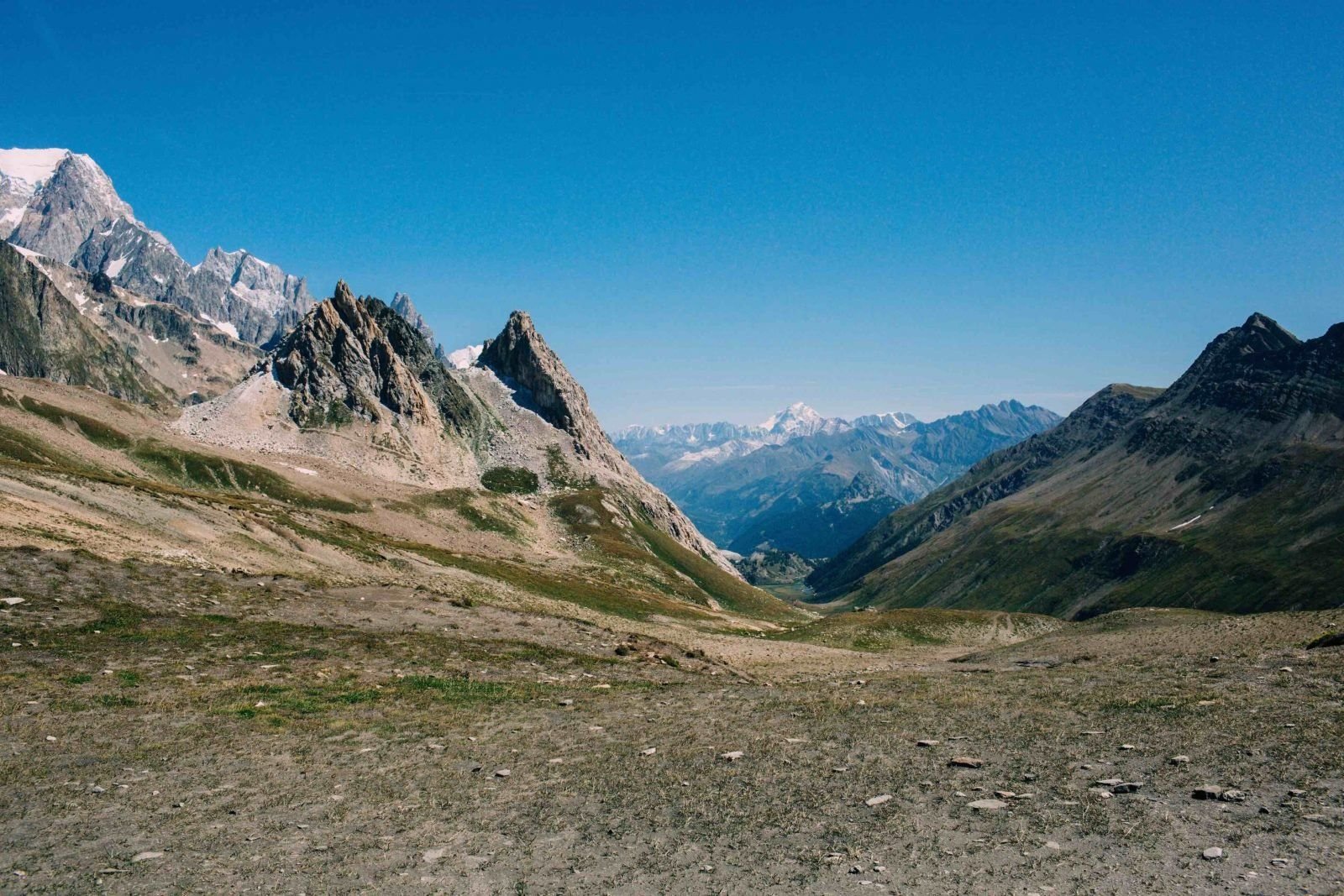 The Col de la Seigne, Valle d’Aosta, on the Tour du Mont Blanc