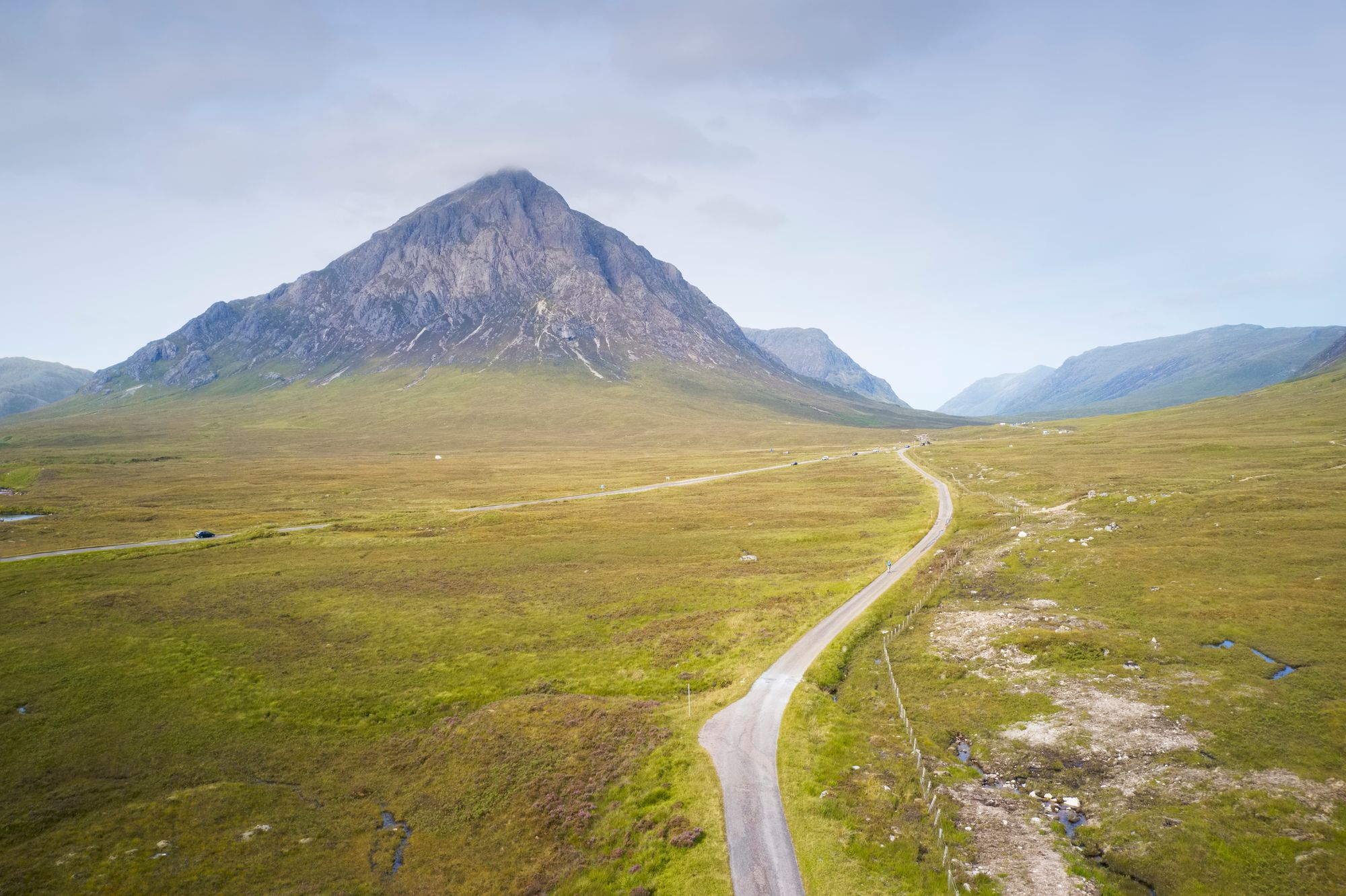 The West Highland Way, at Glencoe, one of the best and most beautiful hikes in the UK.