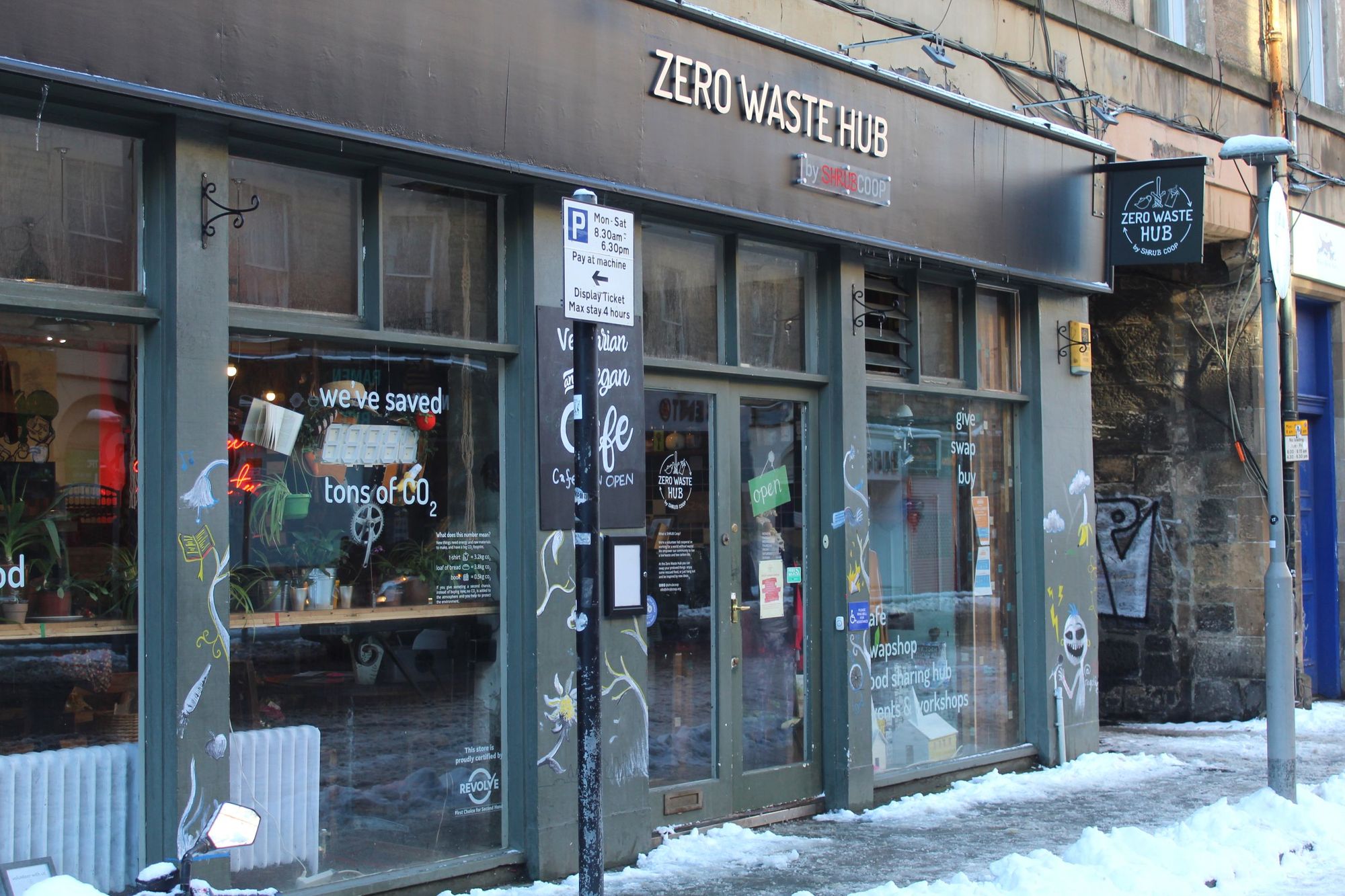 The Zero Waste Hub in Edinburgh, run by the SHRUB Coop. Photo: Stuart Kenny