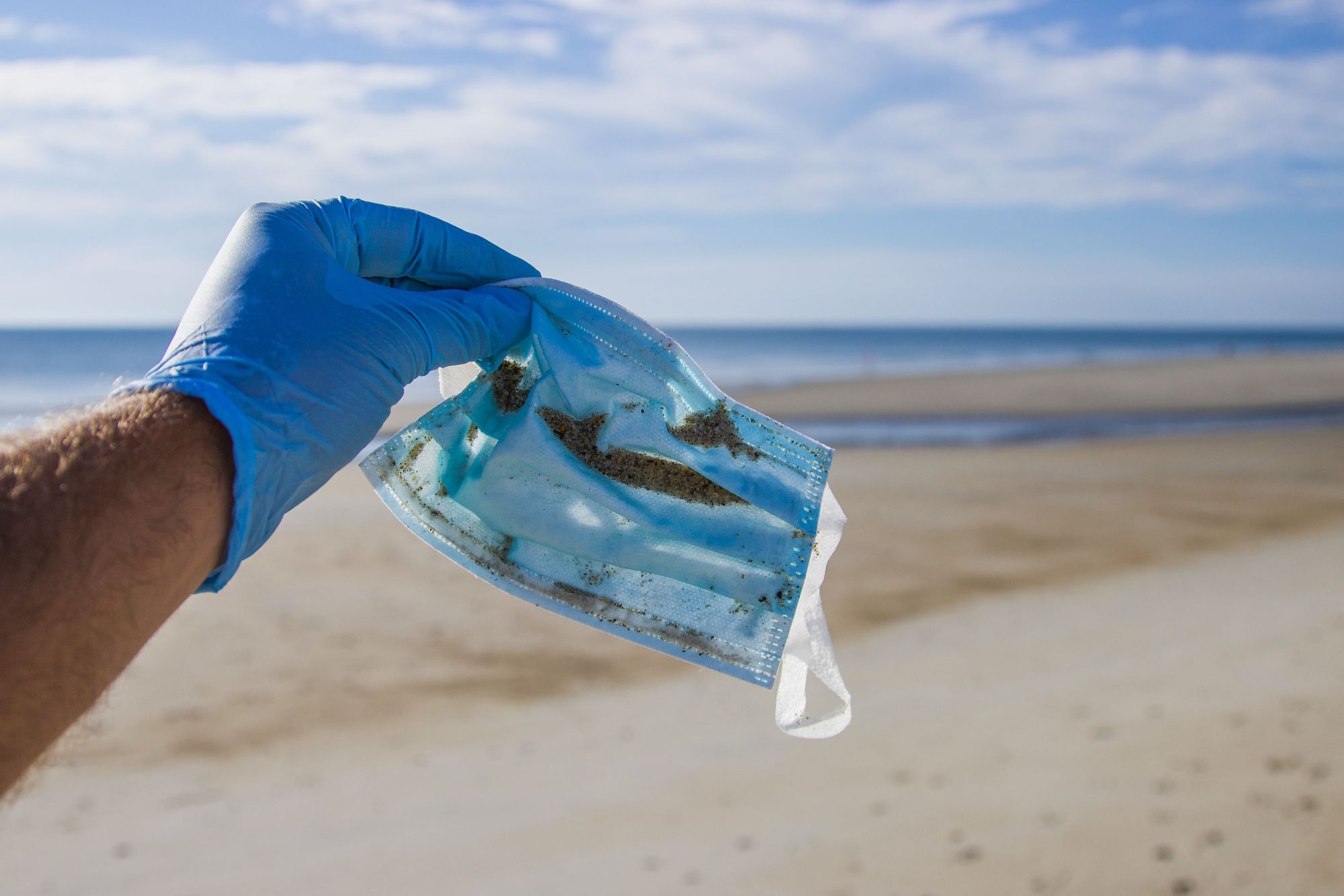 Litter pickers around the world are finding more and more PPE in nature.