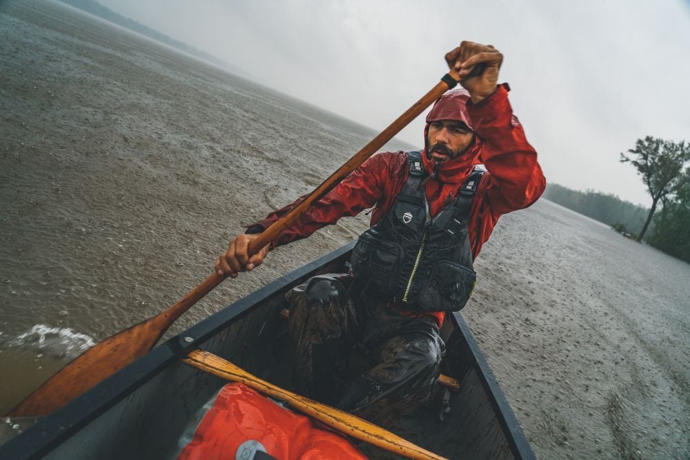 A tough day canoeing on the Mississippi River seems like a little bit of an understatement... Photo: Ian Finch