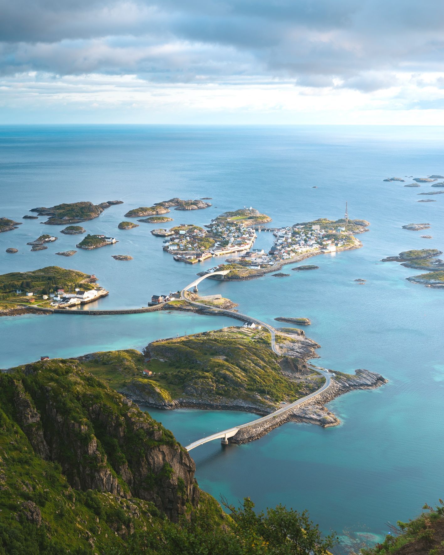 Driving through the Lofoten Islands presents its fair share of remarkable views