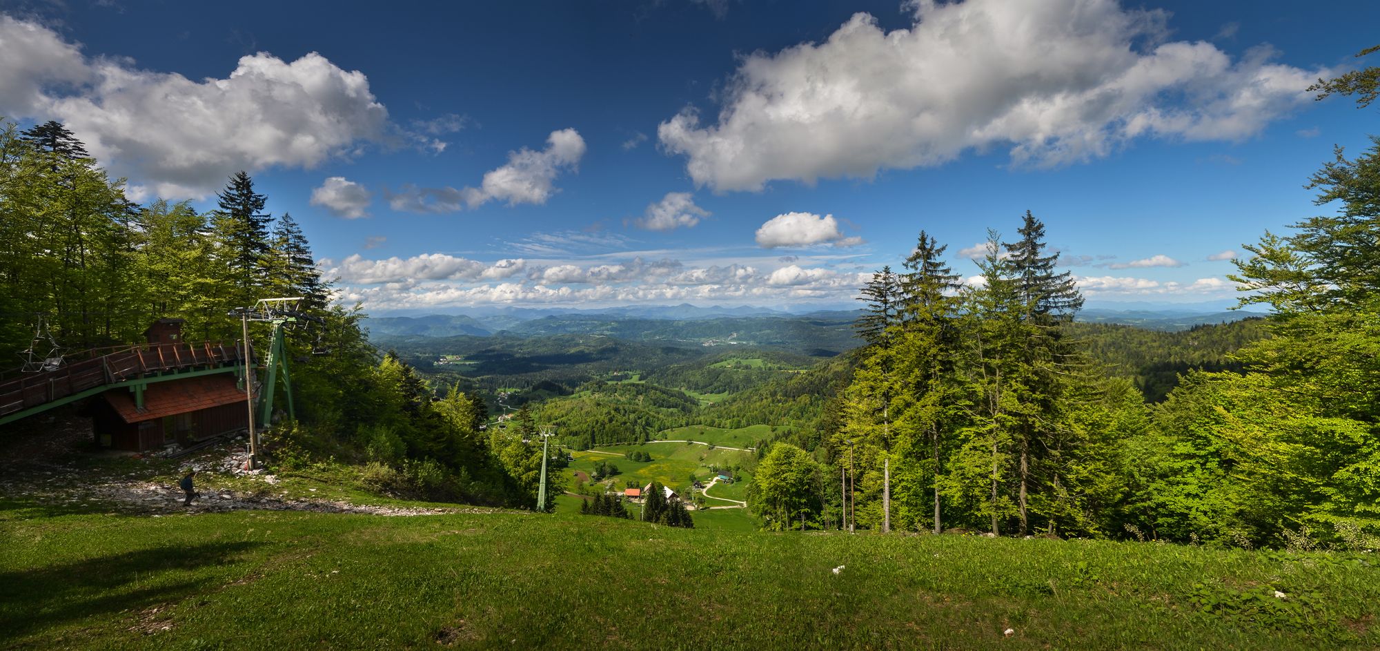 Škofja Loka Hills, SloveniaViews of the Idrija and Škofja Loka mountains from Javornik. Photo: Getty