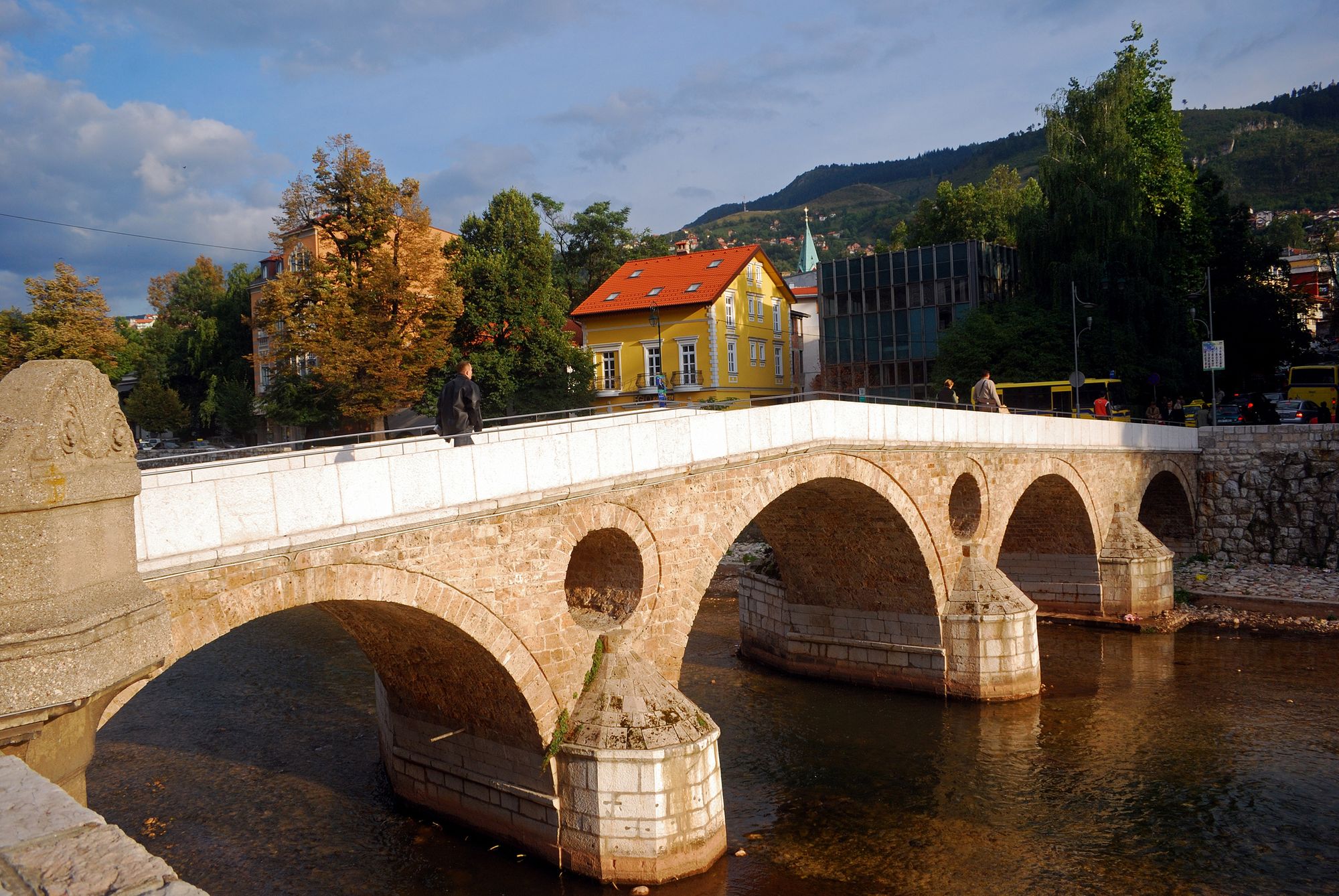 The Latin Bridge in Sarajevo.