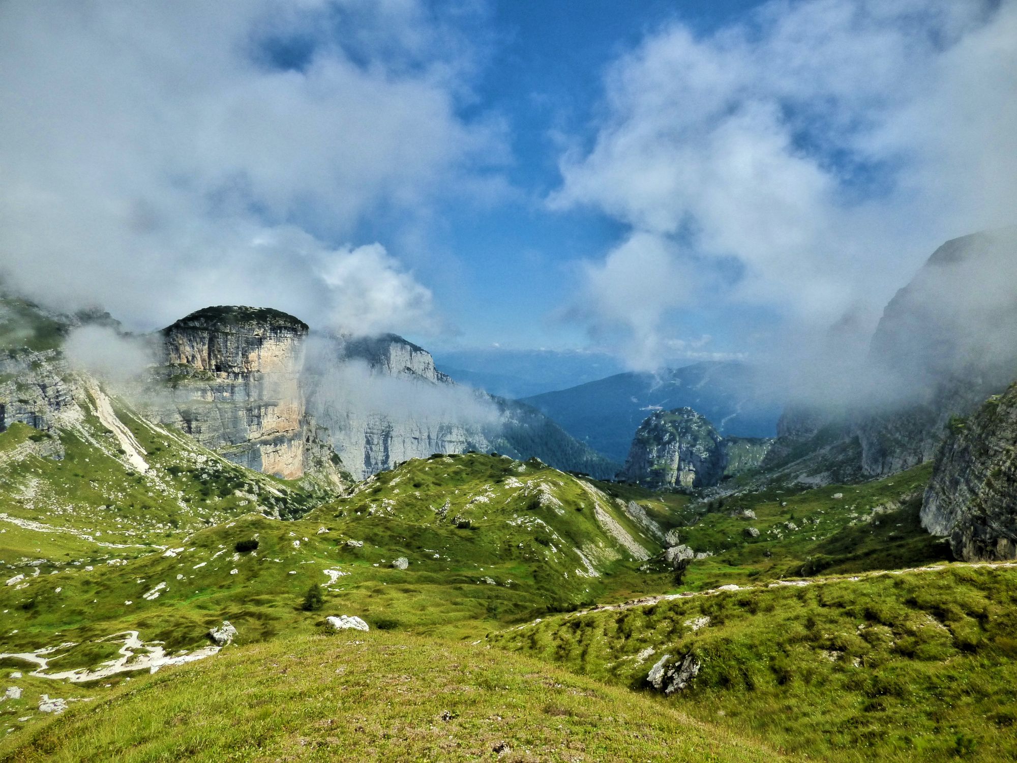 The Brenta Dolomites.