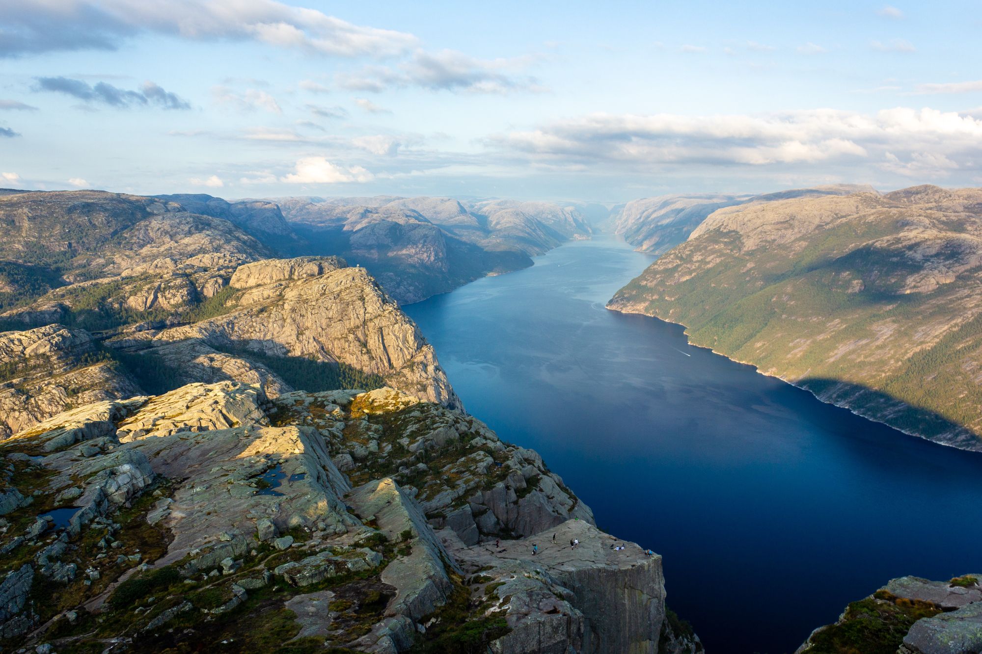 Preikestolen, or Pulpit Rock, in Norway.