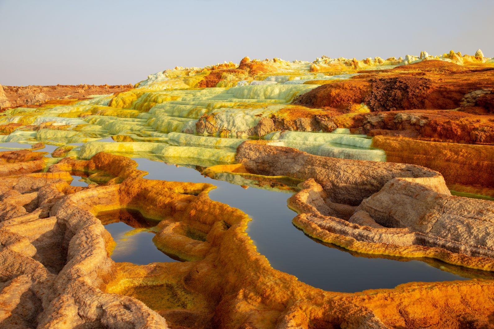 The remarkable Danakil Depression in Ethiopia, truly one of the most beautiful landscapes in the world. Photo: Getty
