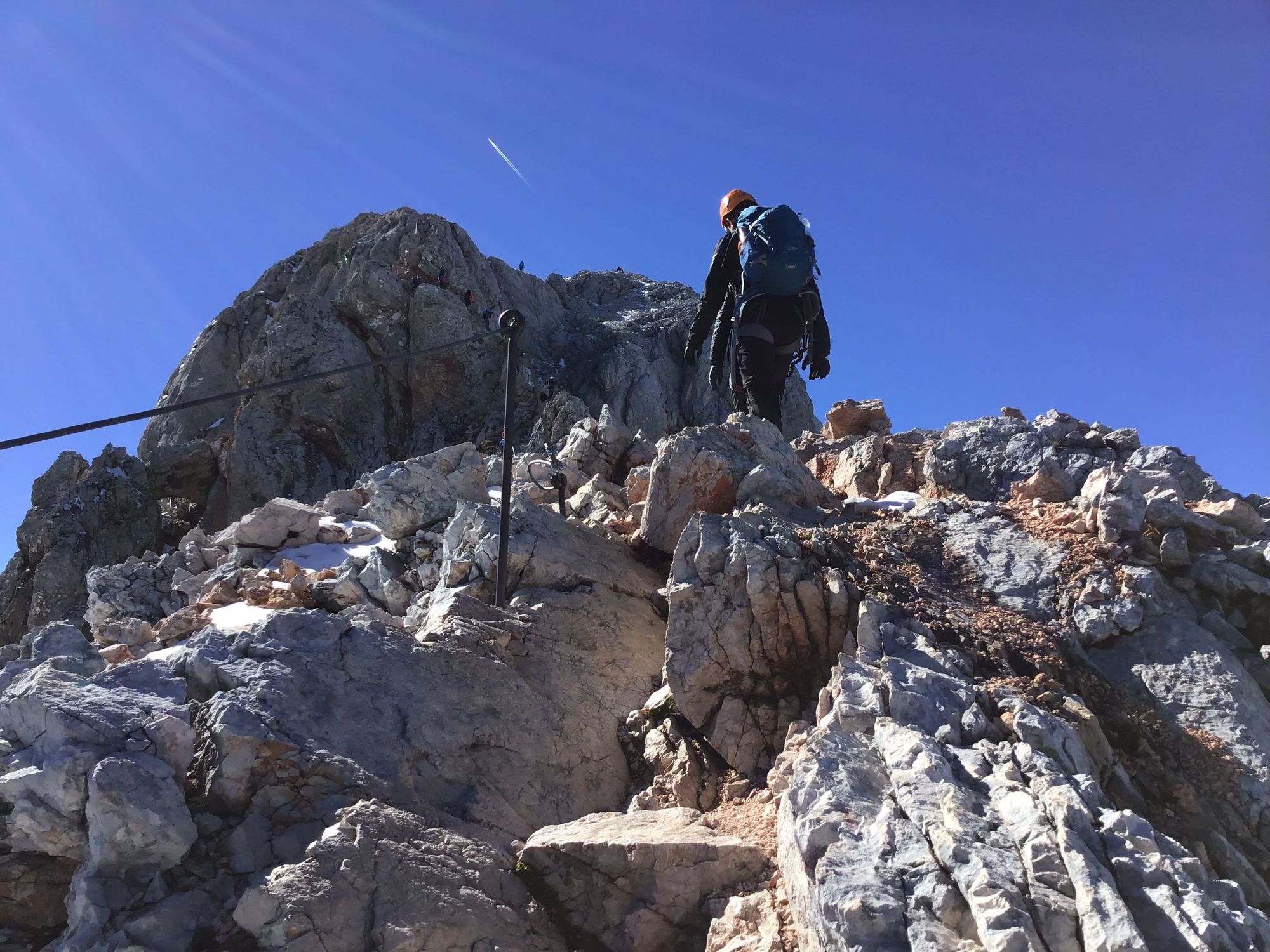 The Tominšek and Čez Prag routes are on the North Face of Mount Triglav