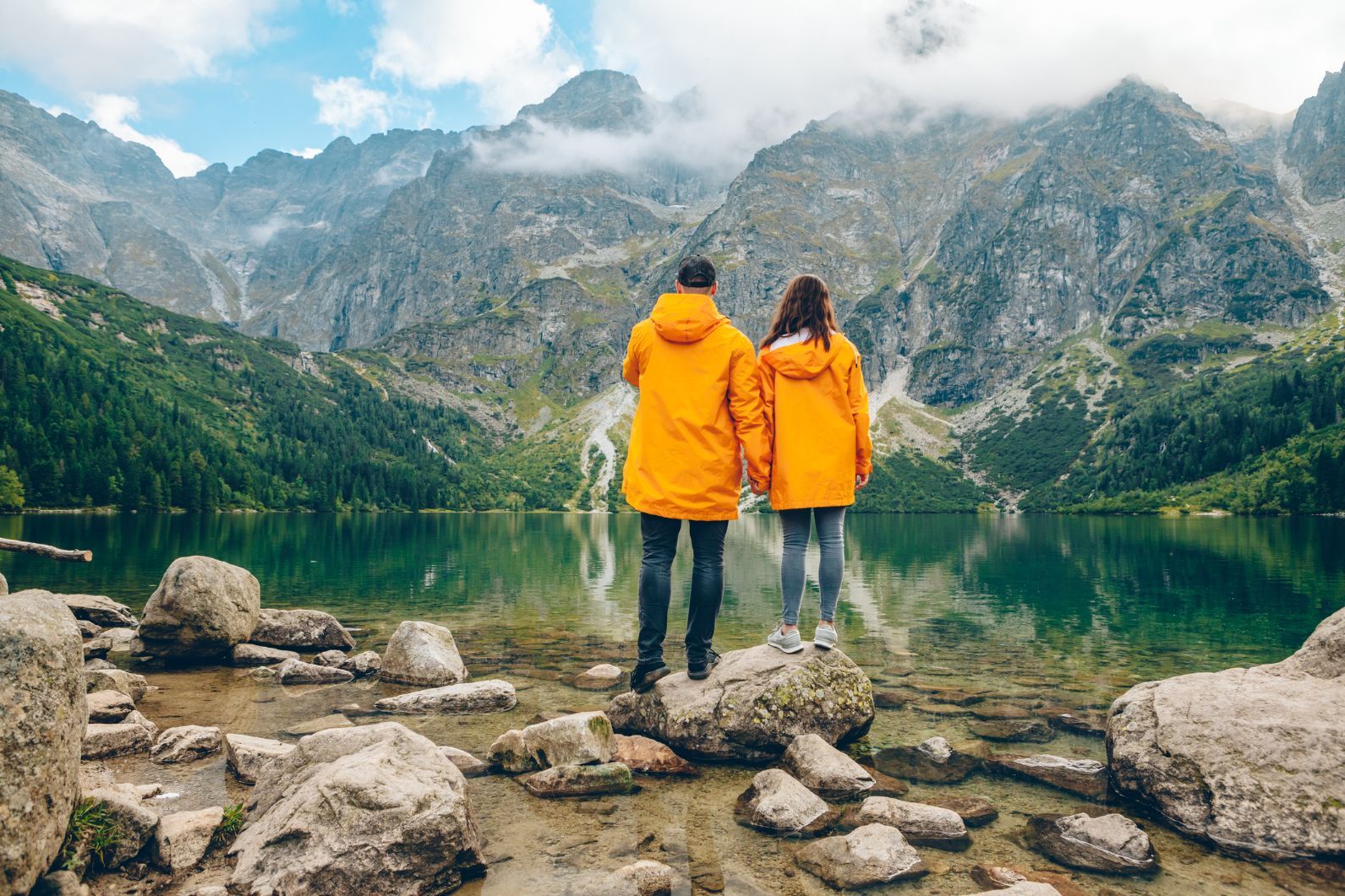 The remarkable reflections off the water in the remote Tatra National Park, in Slovakia. Photo: Getty