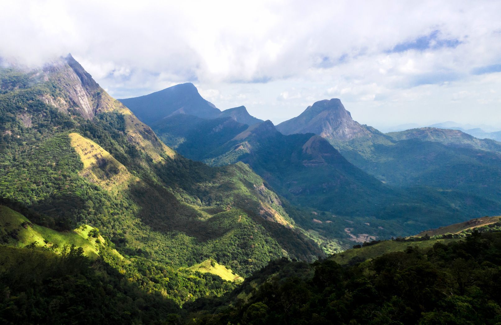 The Knuckles Range in Sri Lanka