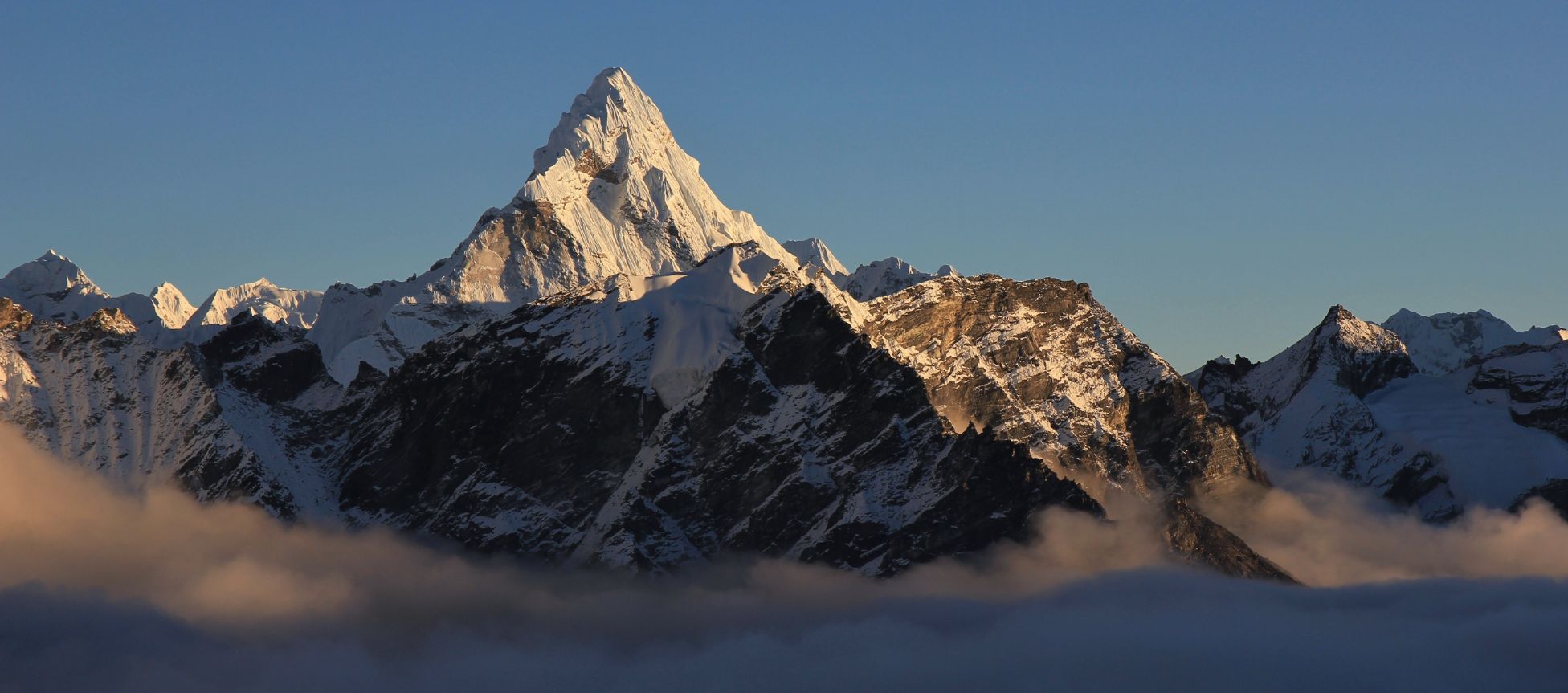 Mount Ama Dablam from Kala Patthar, Everest National Park, Nepal, Asia