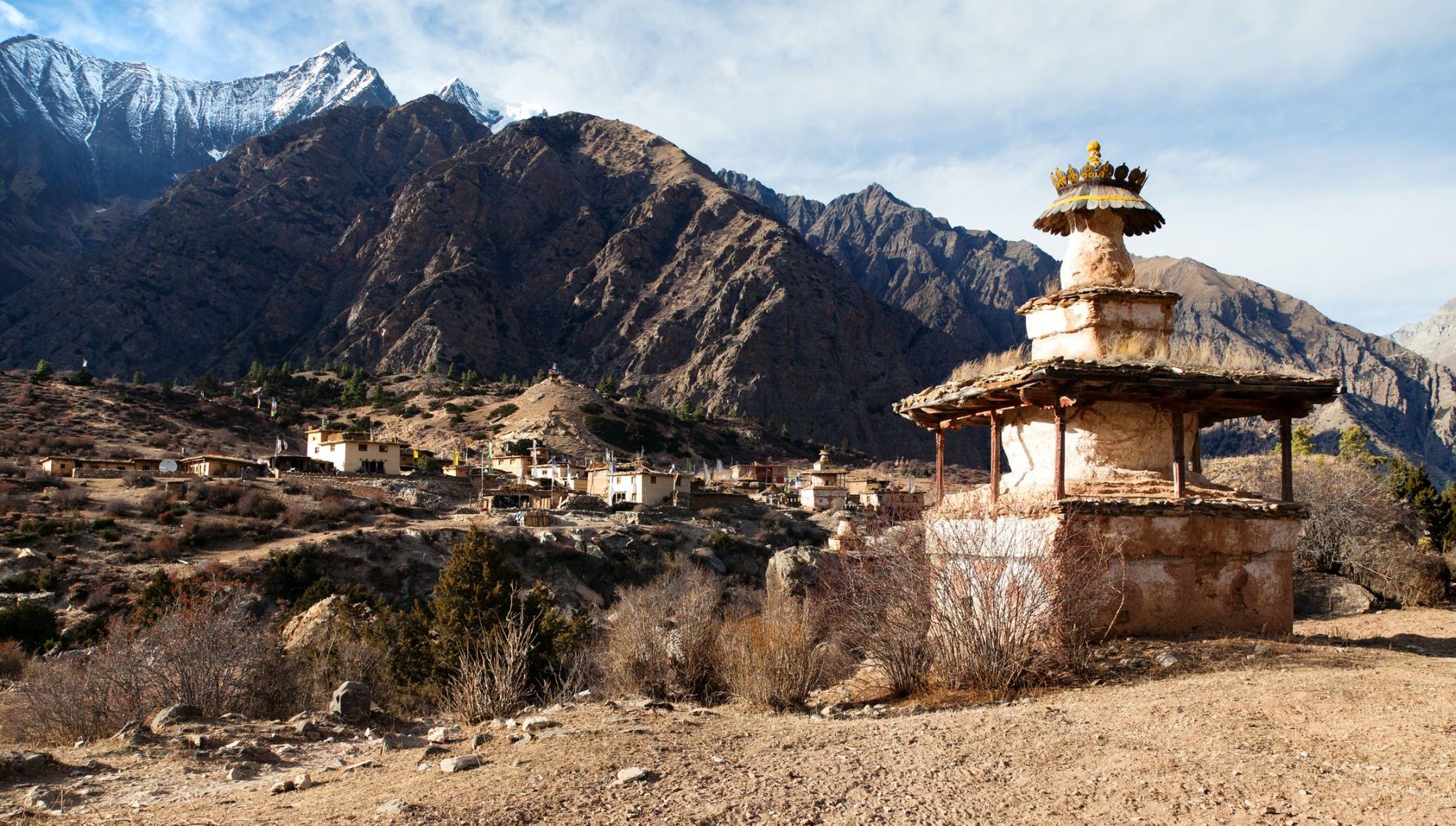 Ringmogaon on the Phoksundo trek in Lower Dolpo in western Nepal. Photo: Getty