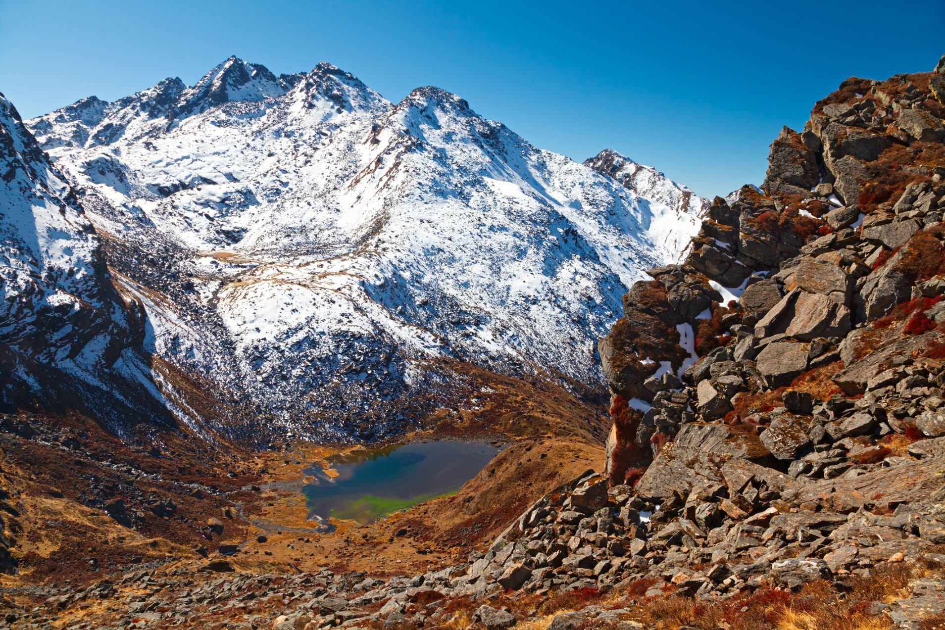  Gosainkunda Lake, in Nepal's Langtang Valley.