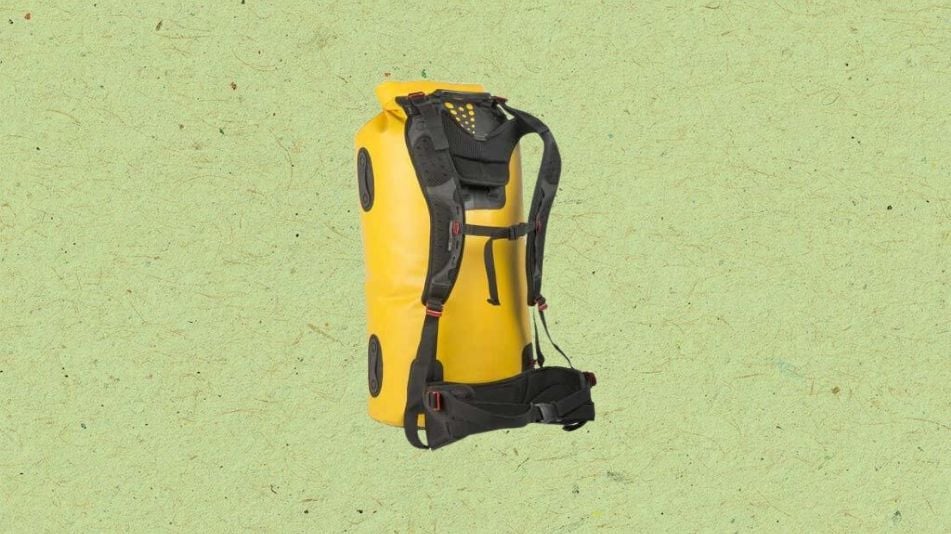 Sea to Summit Hydraulic Dry Pack product shot against a green background.