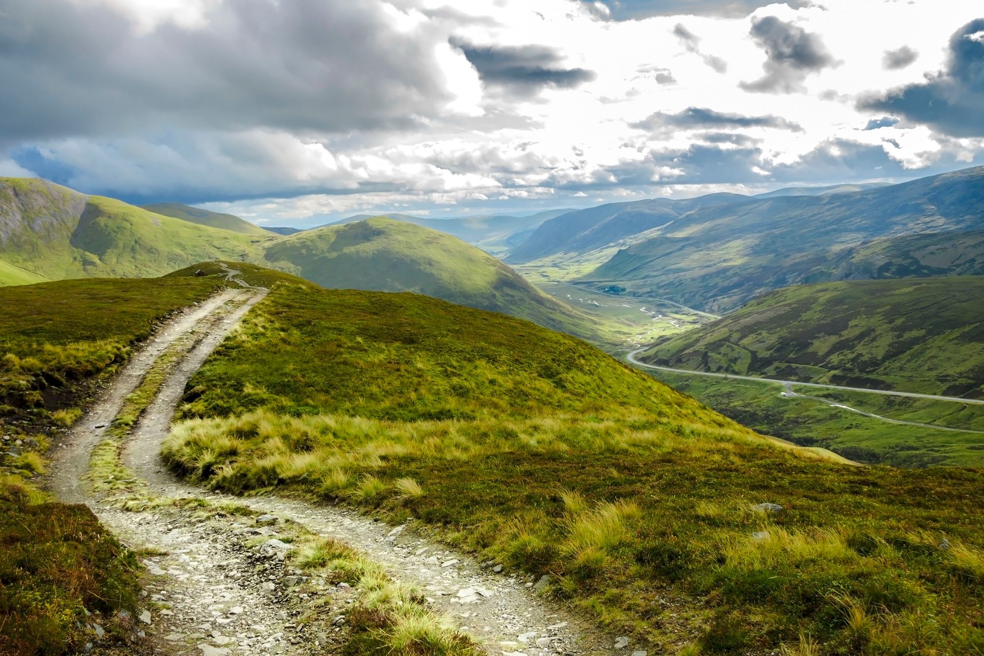 The Cairngorms landscape near Braemar