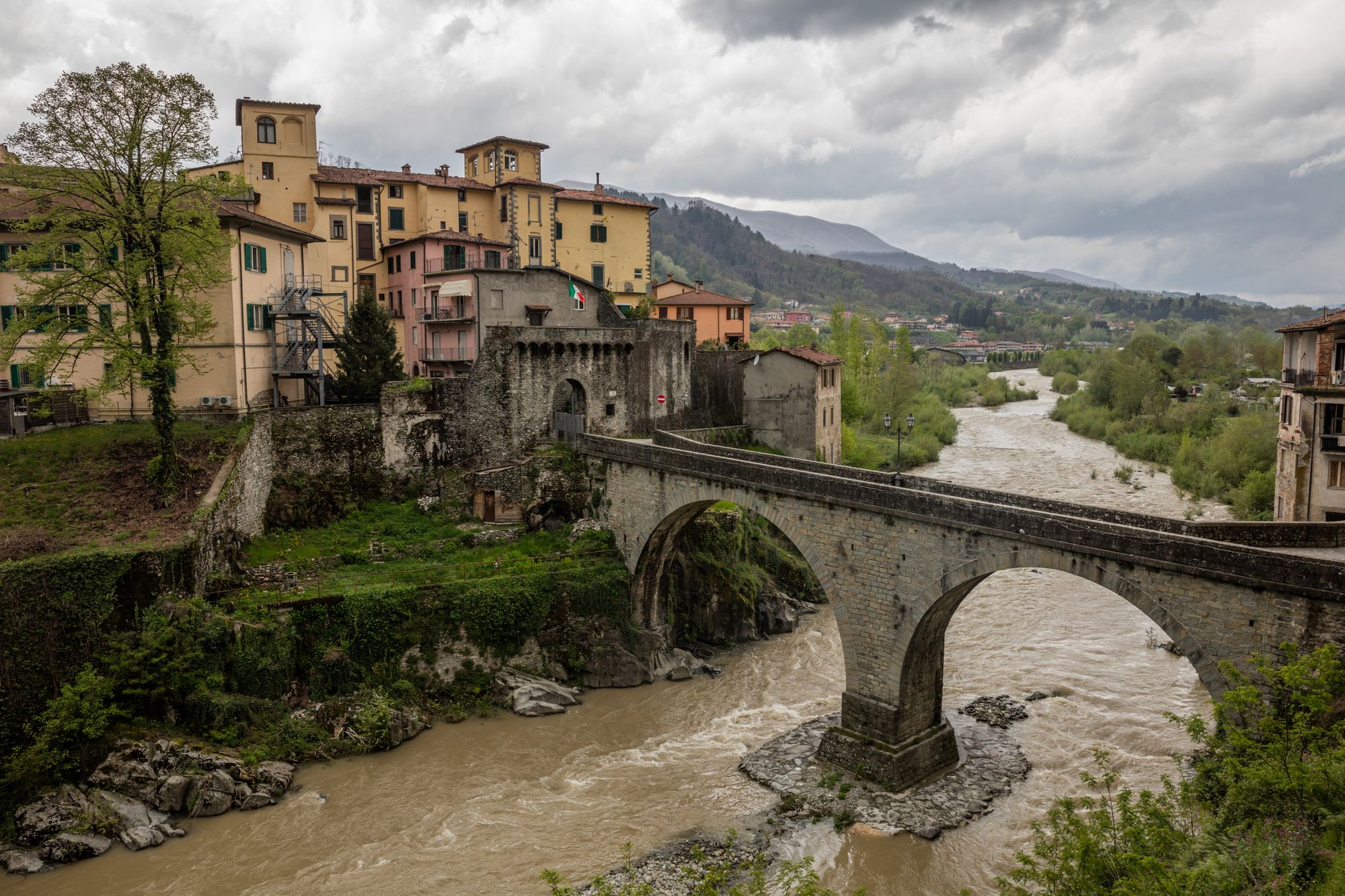 Castelnuovo di Garfagnana in Tuscany. 