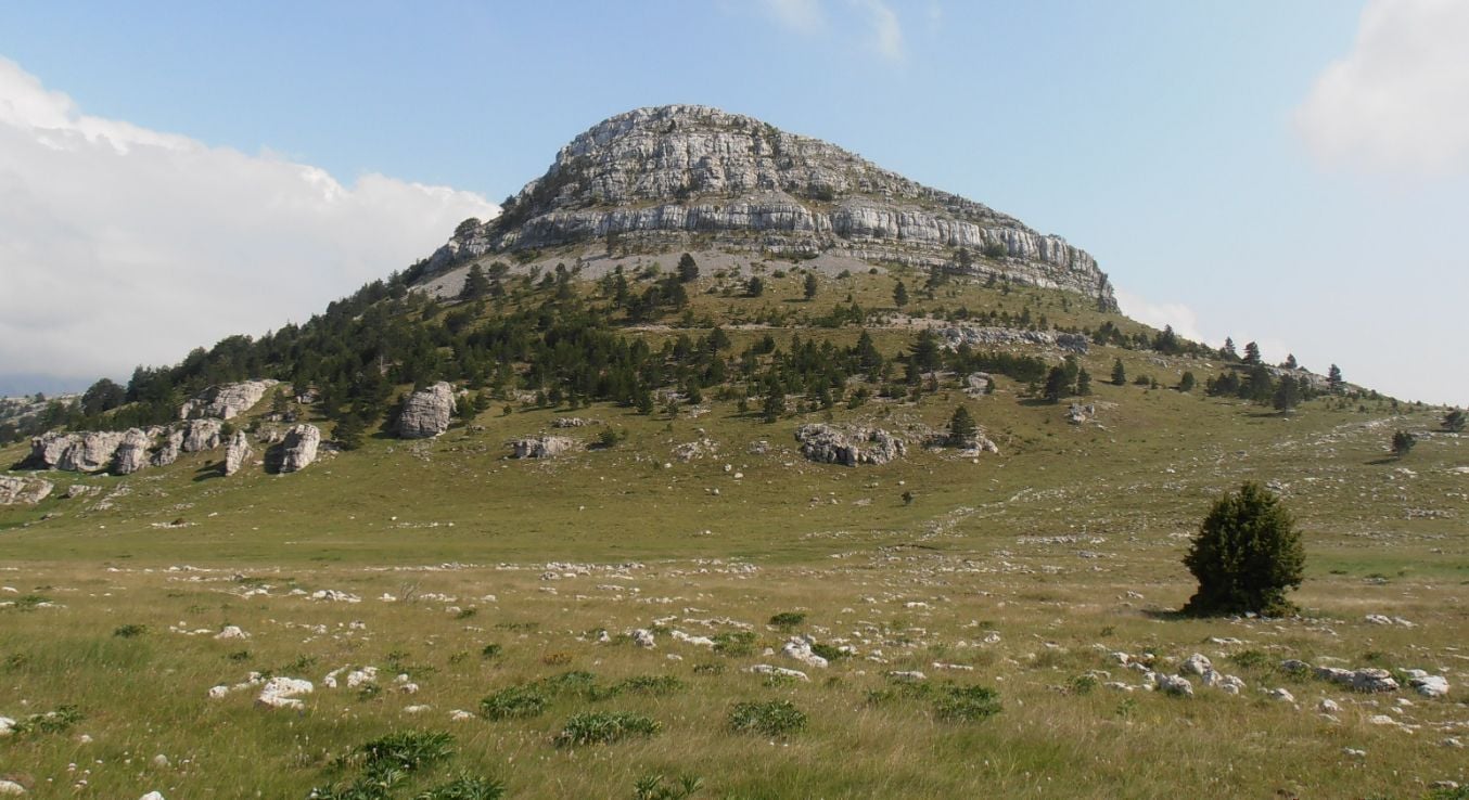 Badanj, the highest mountain in Croatia
