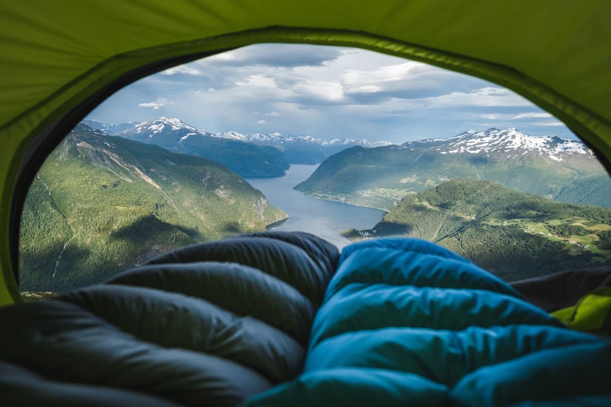 Well you probably didn't sleep there, but your sleeping bags look very cosy. Photo: Getty