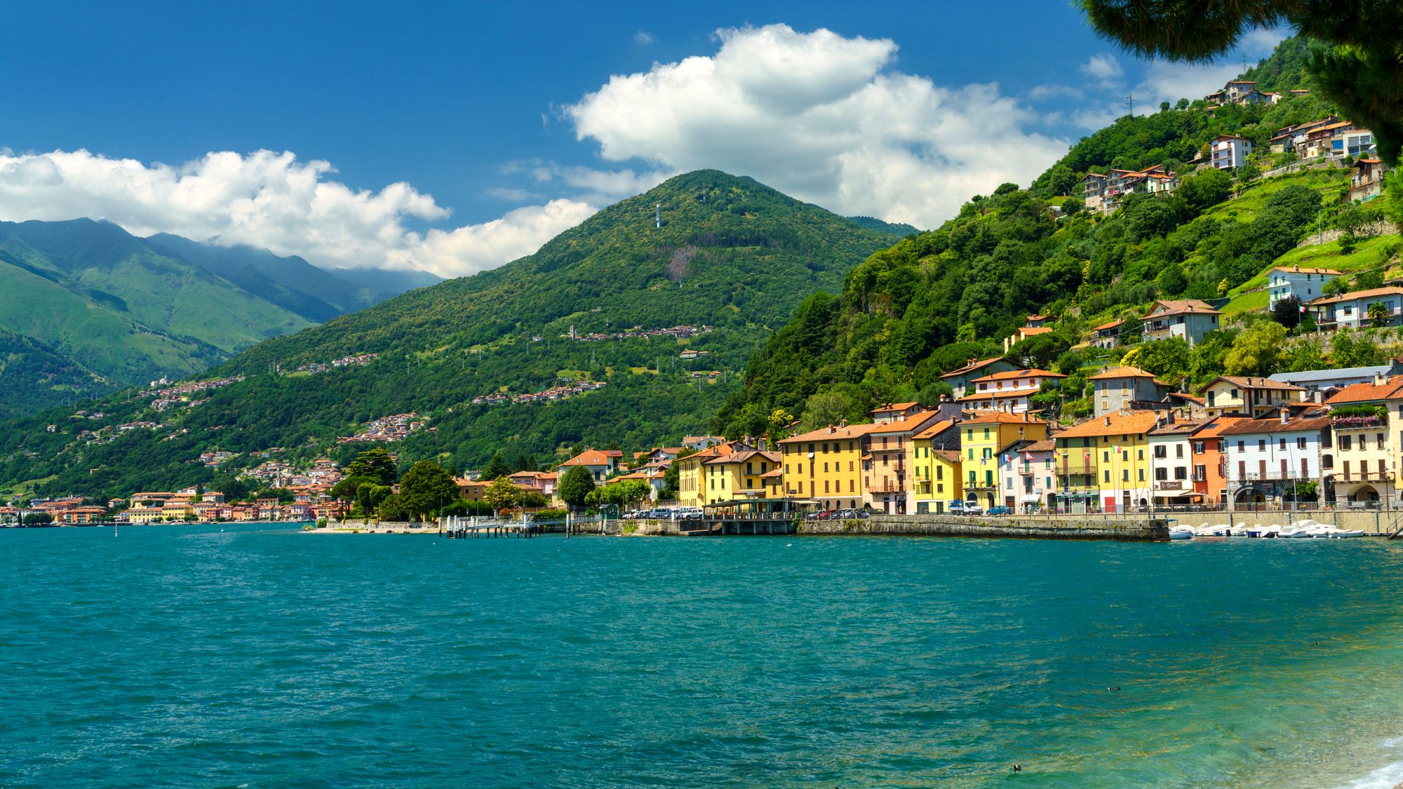 Domaso, a town on Lake Como.