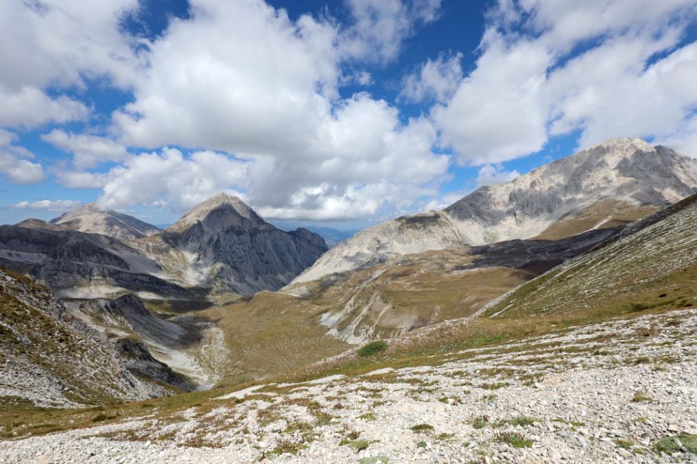 A panorama in the Apennine Mountains