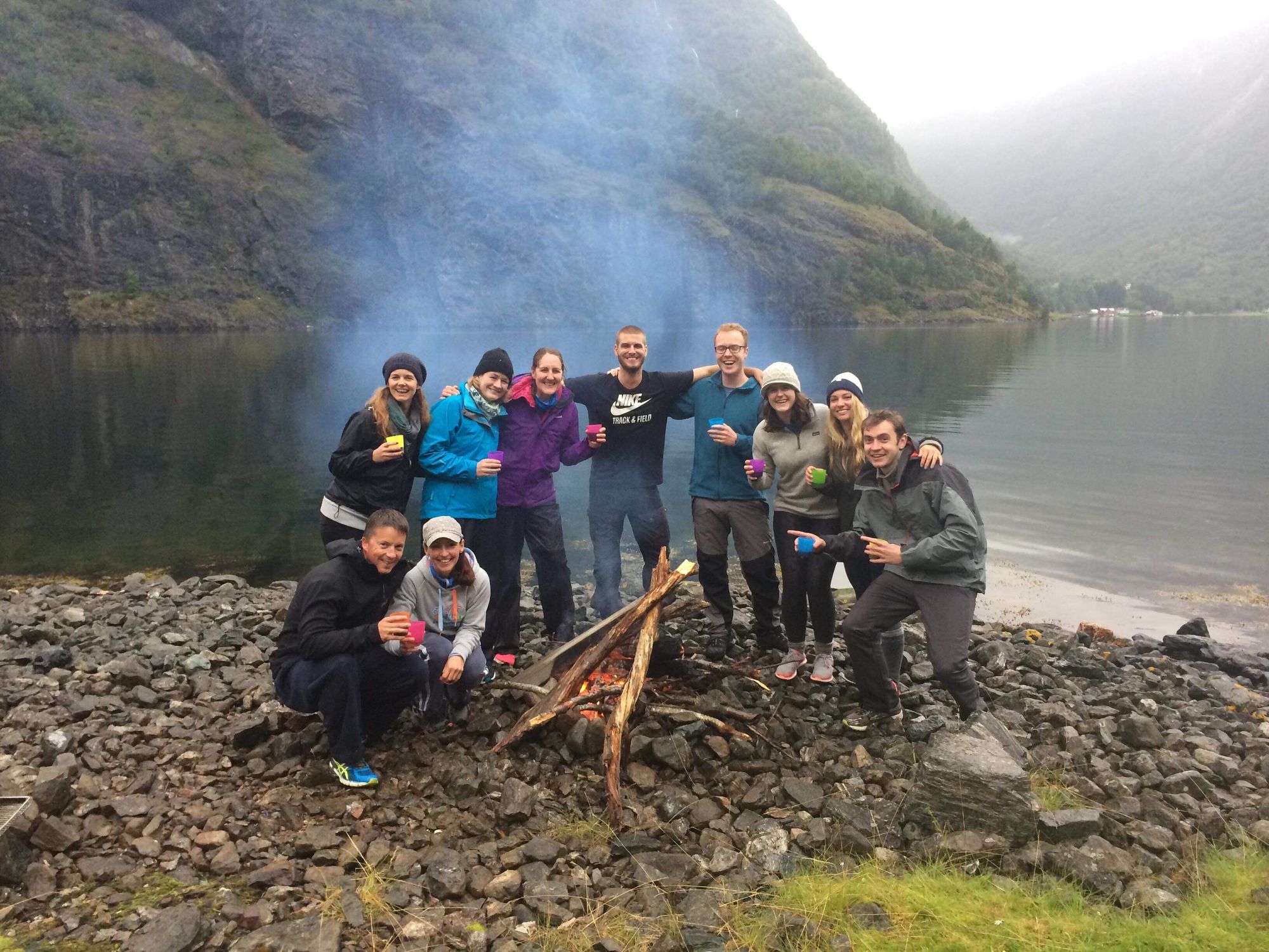 A group brought together by kayaks, fjords and Norwegian scenery.