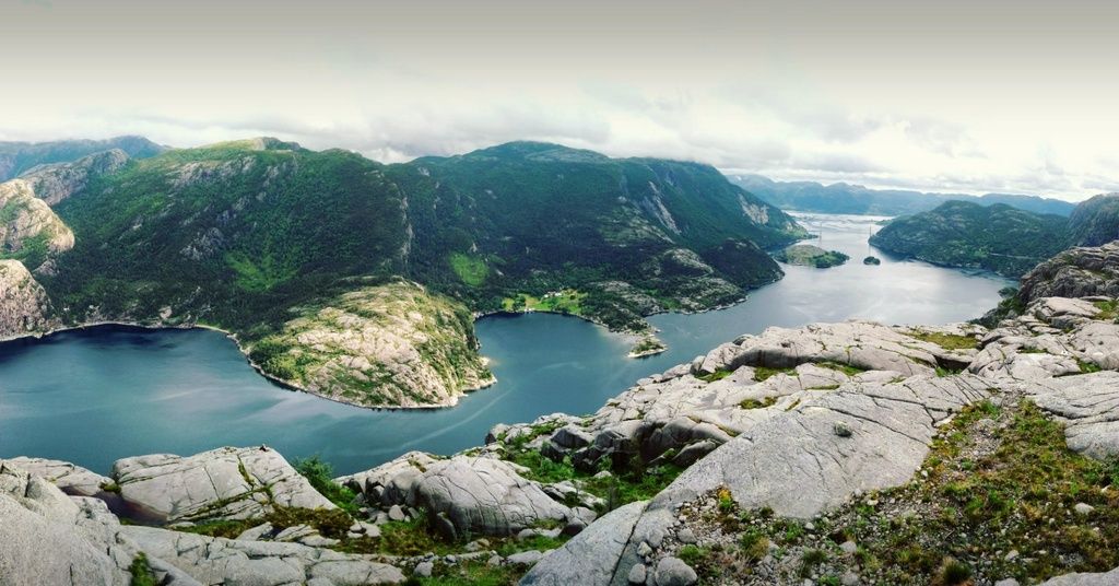 The beautiful Norwegian Fjords.