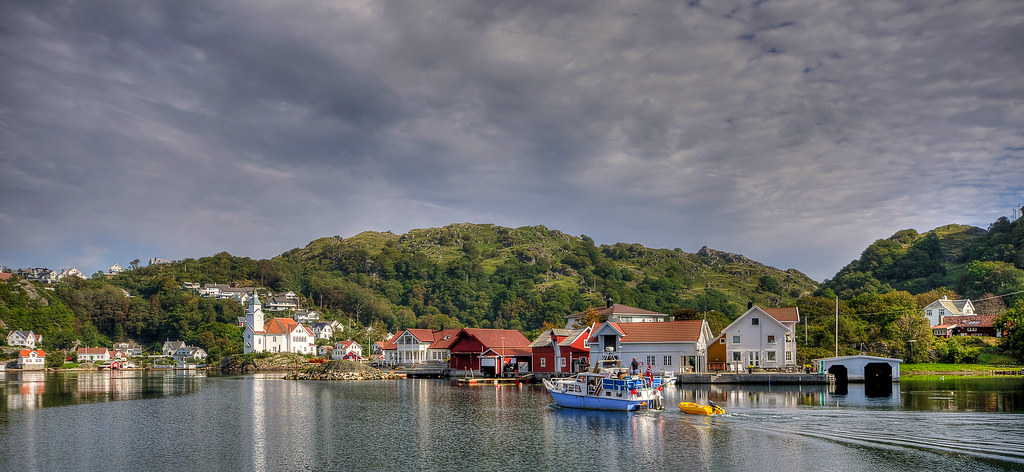 Hidra Island near Flekkefjord, Norway