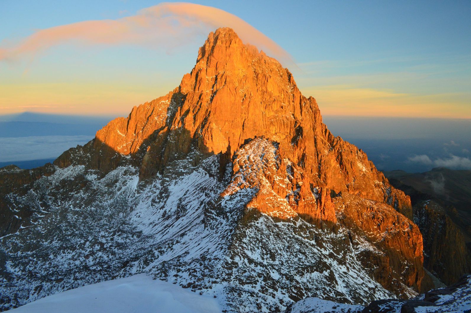 Mount Kenya - the Tallest Mountain in Africa.