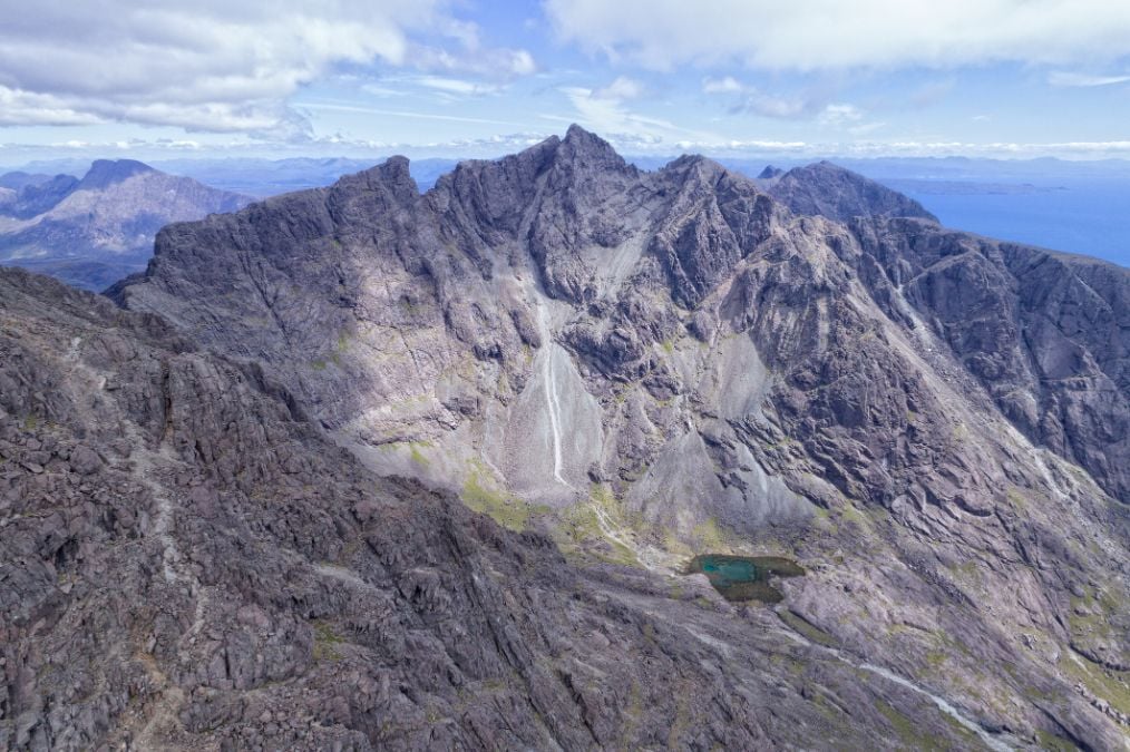 Sgùrr Alasdair, the highest peak in the Cuillins on the Isle of Skye