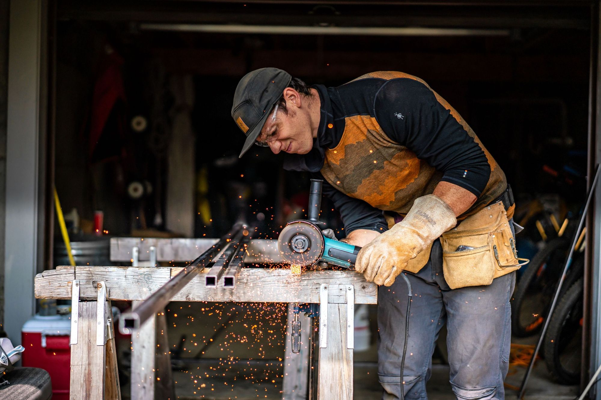 Evan Kay building his own customised rail bike