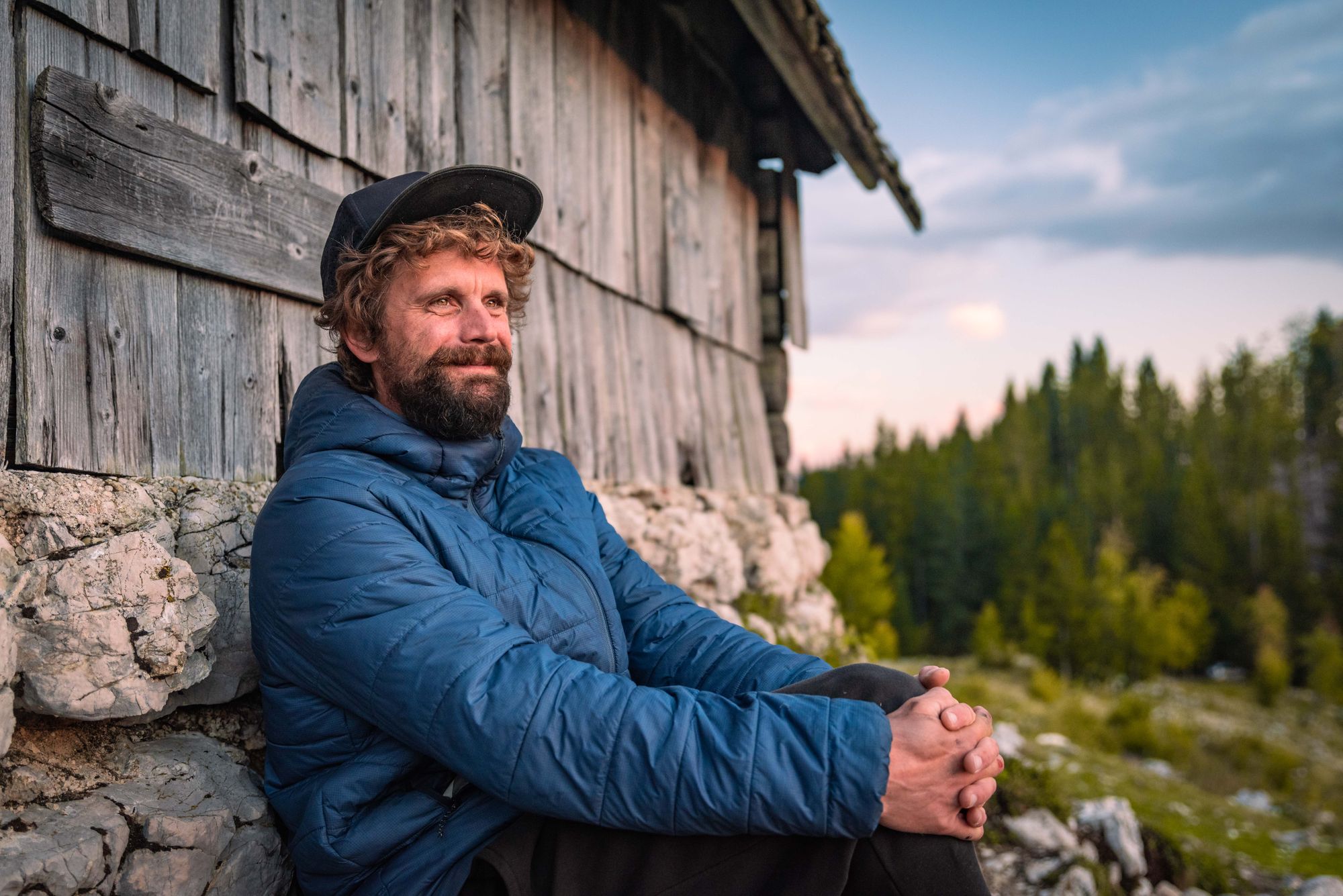 Blaž, staring at Triglav. Photo: Jonathan Kemeys