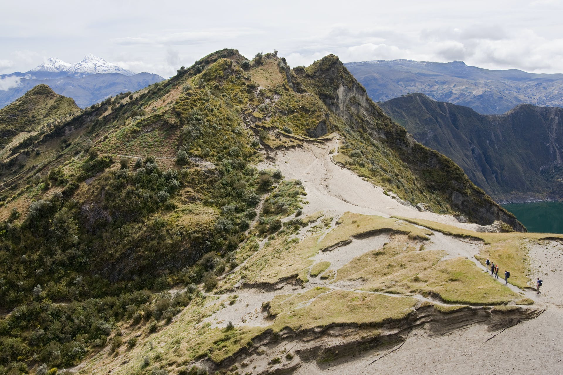 A beautiful hiking trail through the volcanic peaks and paramos of the Andean mountains.