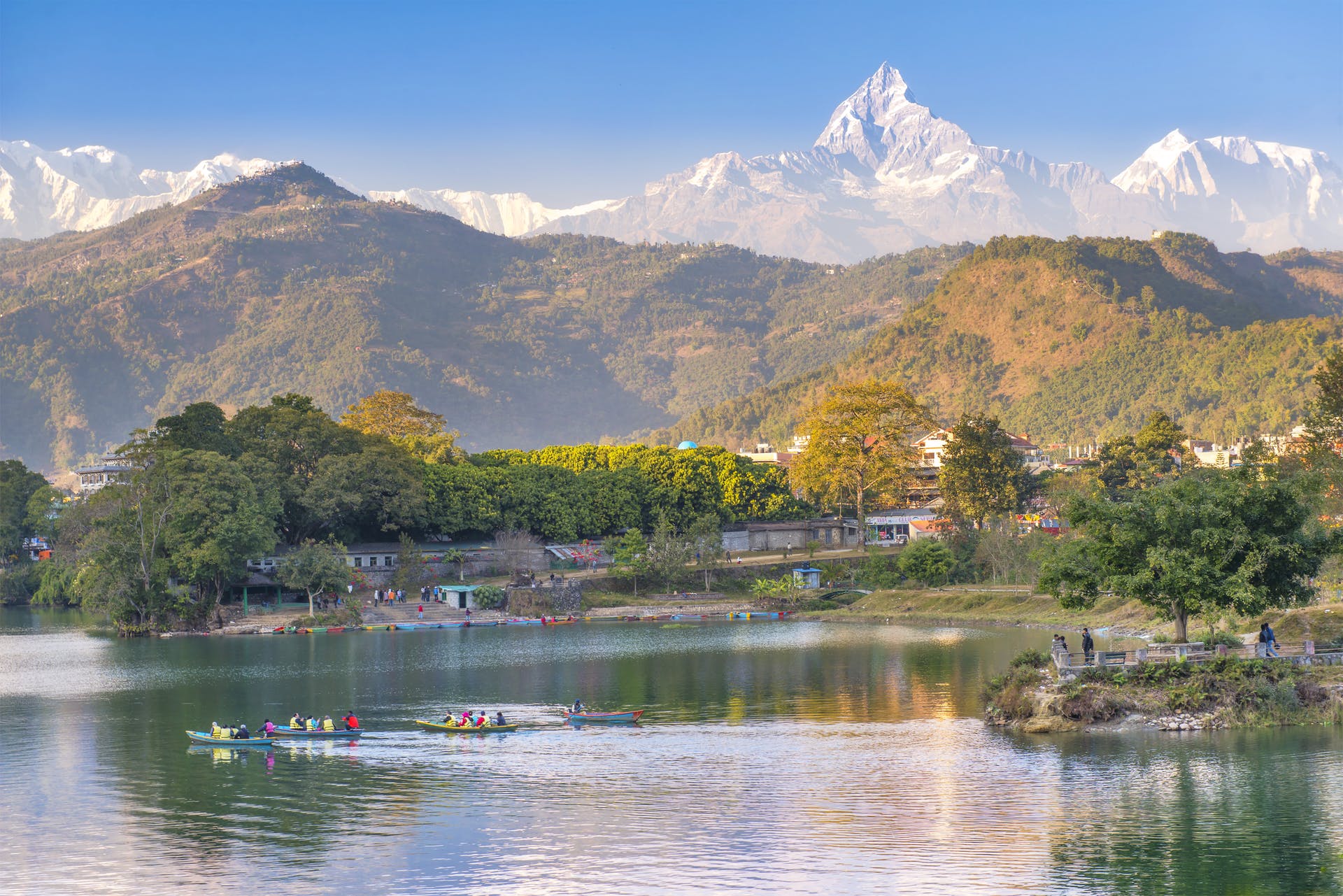 The stunning views around the Annapurna Sanctuary Route.