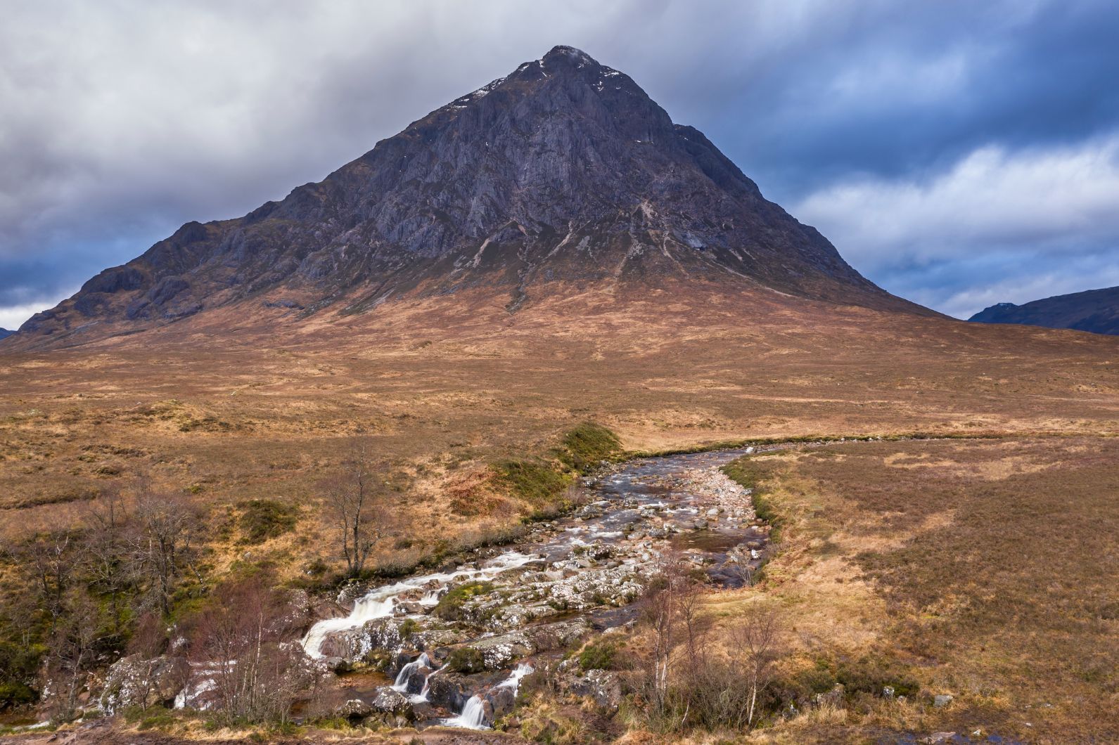 Buachaille Etive Mòr, one of the most iconic mountains in Scotland, found in Glencoe on the West Highland Way - one of the best hikes in the UK