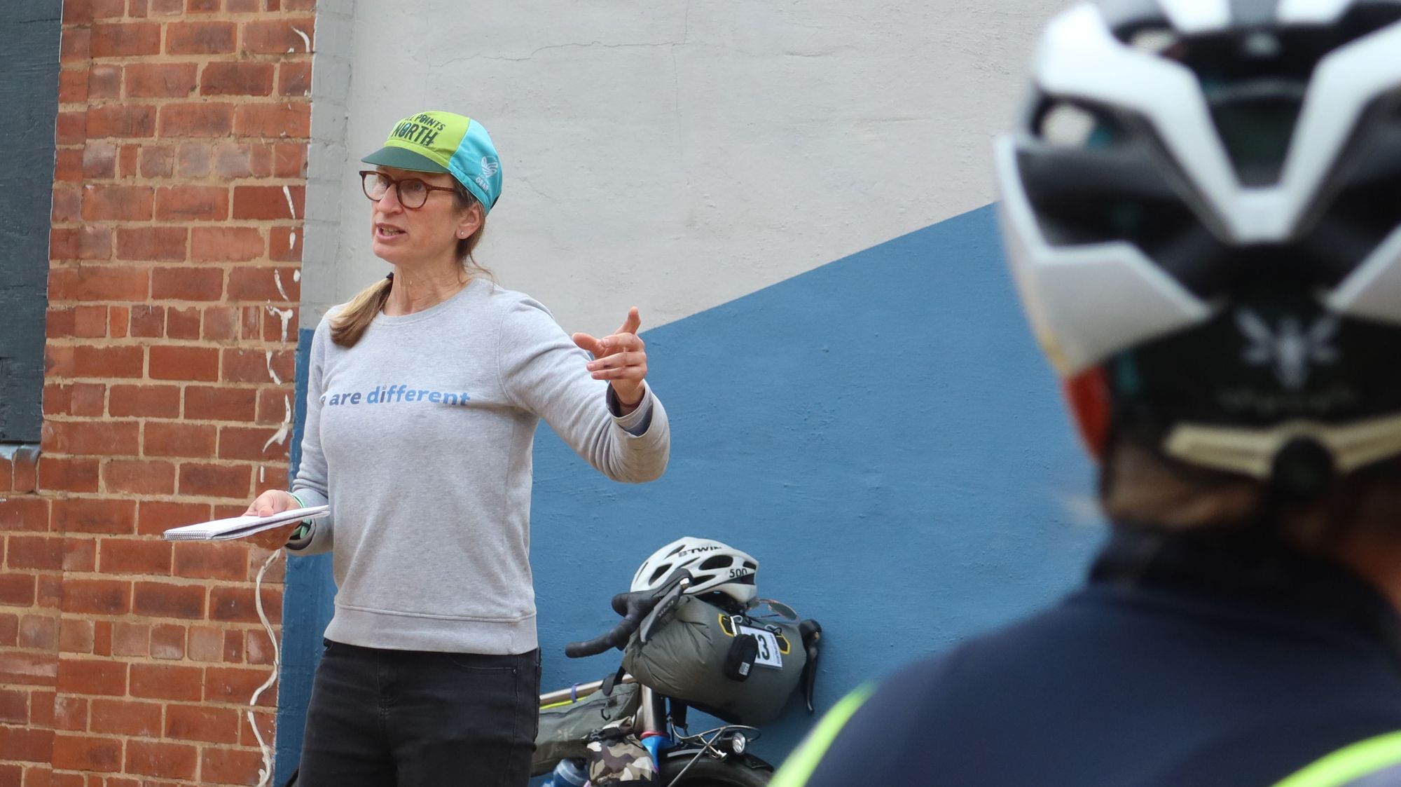 Angela Walker, who works at A Different Gear independent bikeshop in Sheffield, and organised All Points North. Photo: Markus Stitz